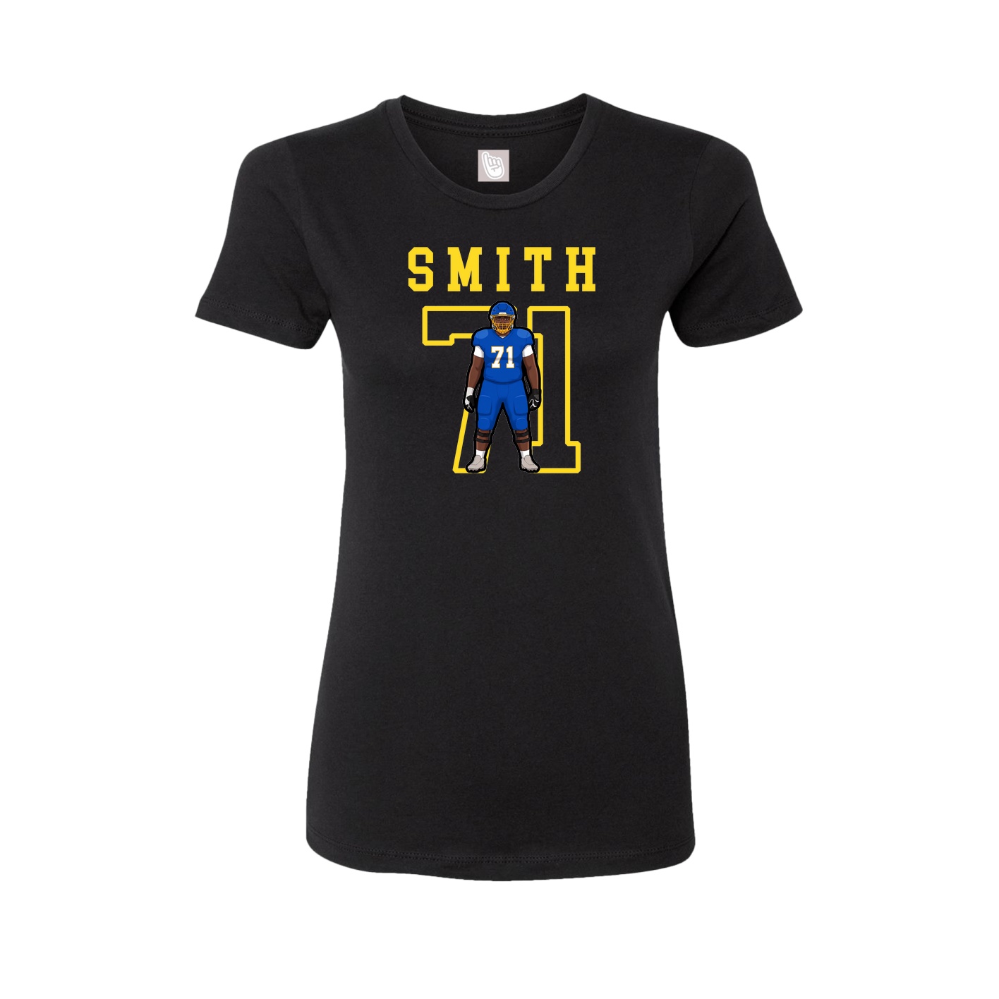 Fitted Women's Tee — Shirsey in Black