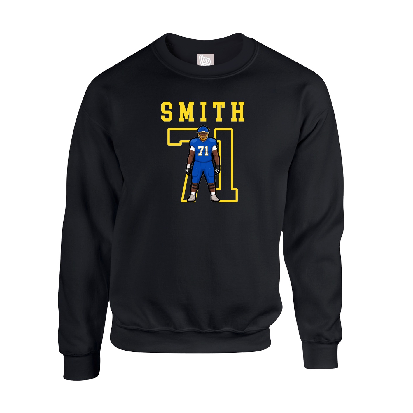 Fleece Crew — Shirsey in Black