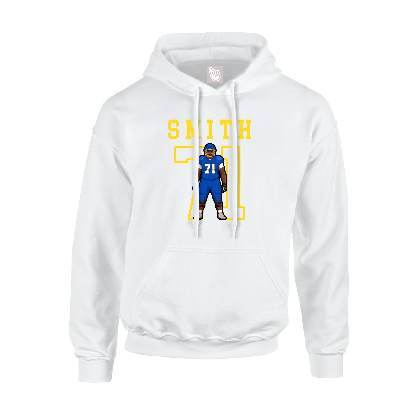 Youth Hoodie — Shirsey in White