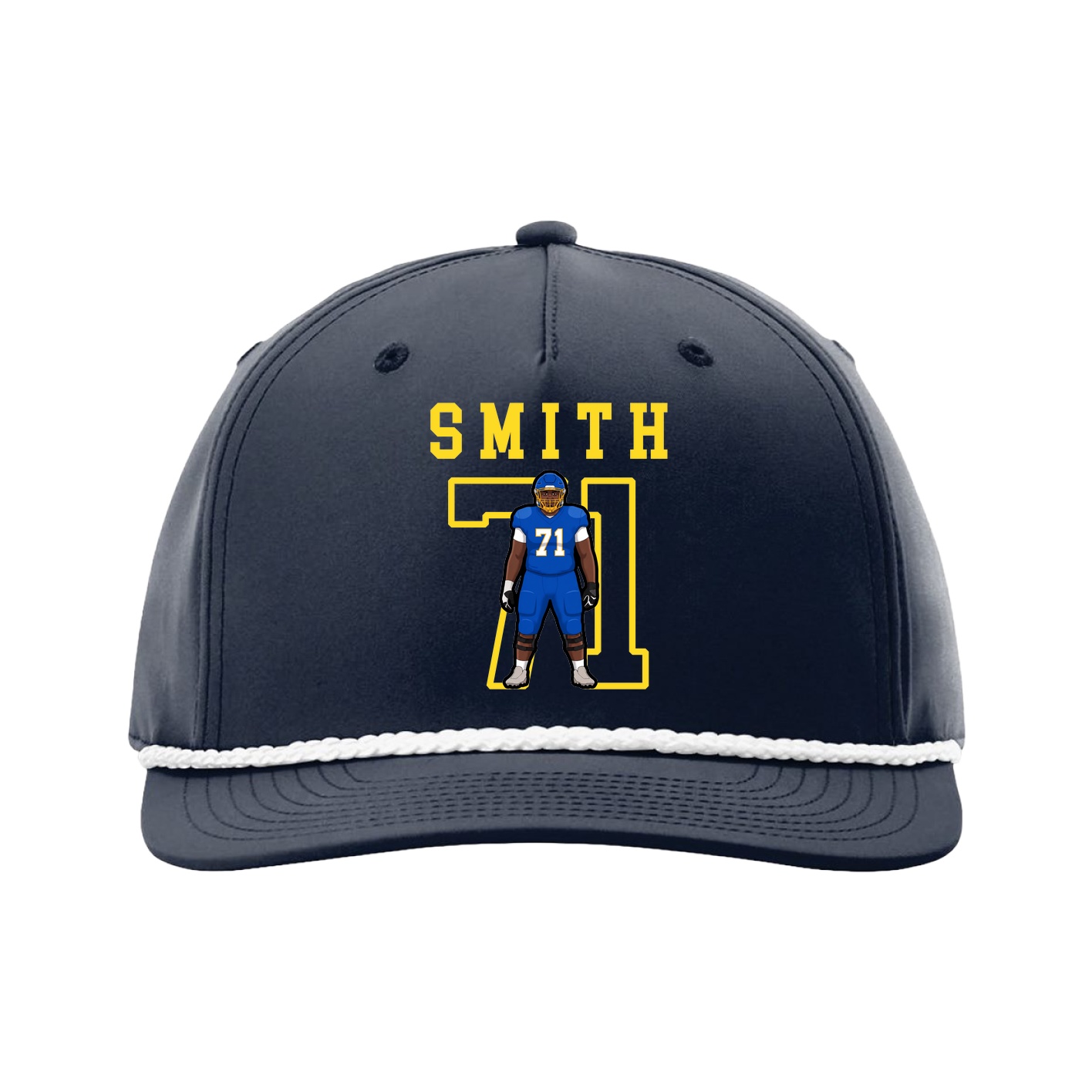 Five-Panel Classic Rope Cap — Shirsey in Navy