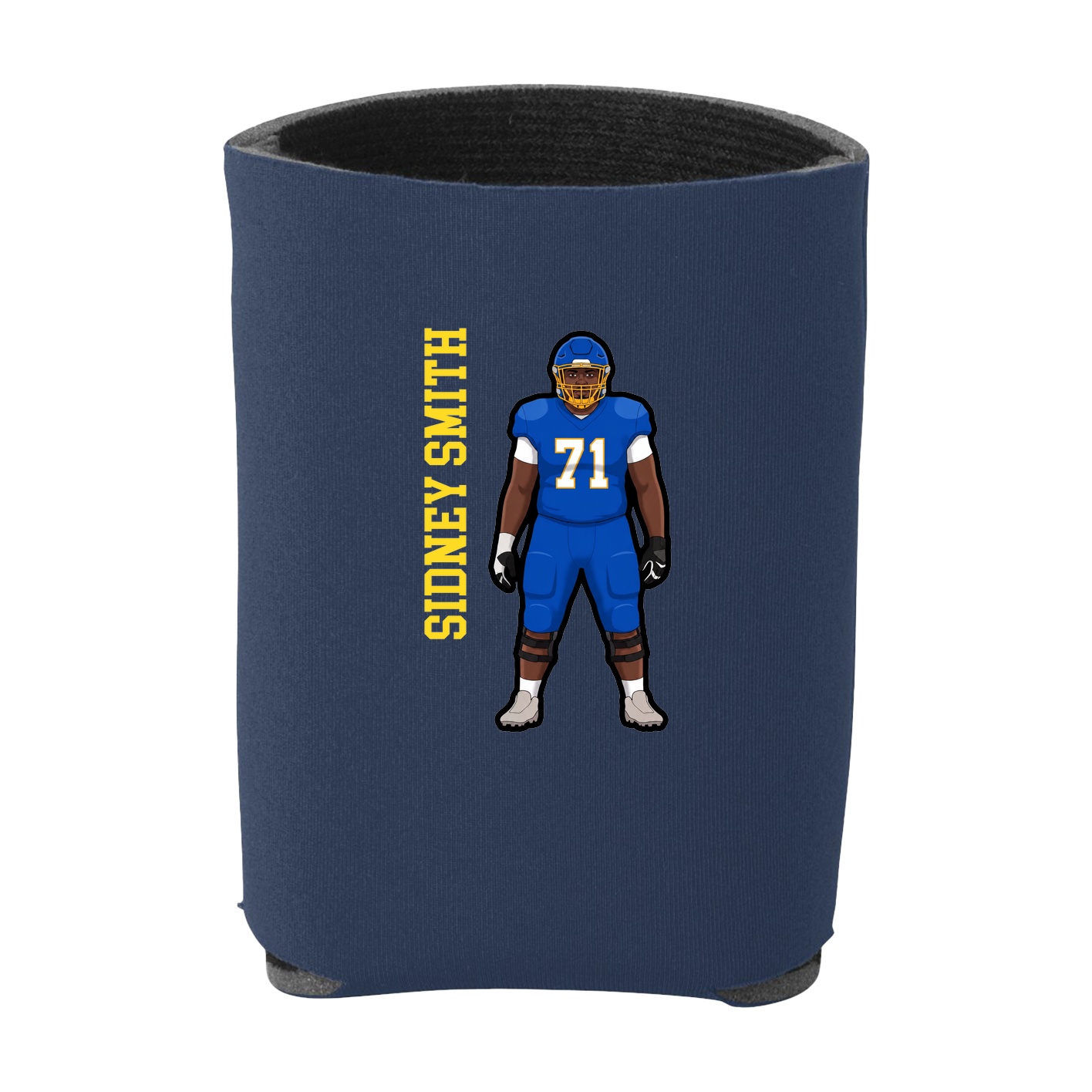 Can Holder — Name Vertical in Navy