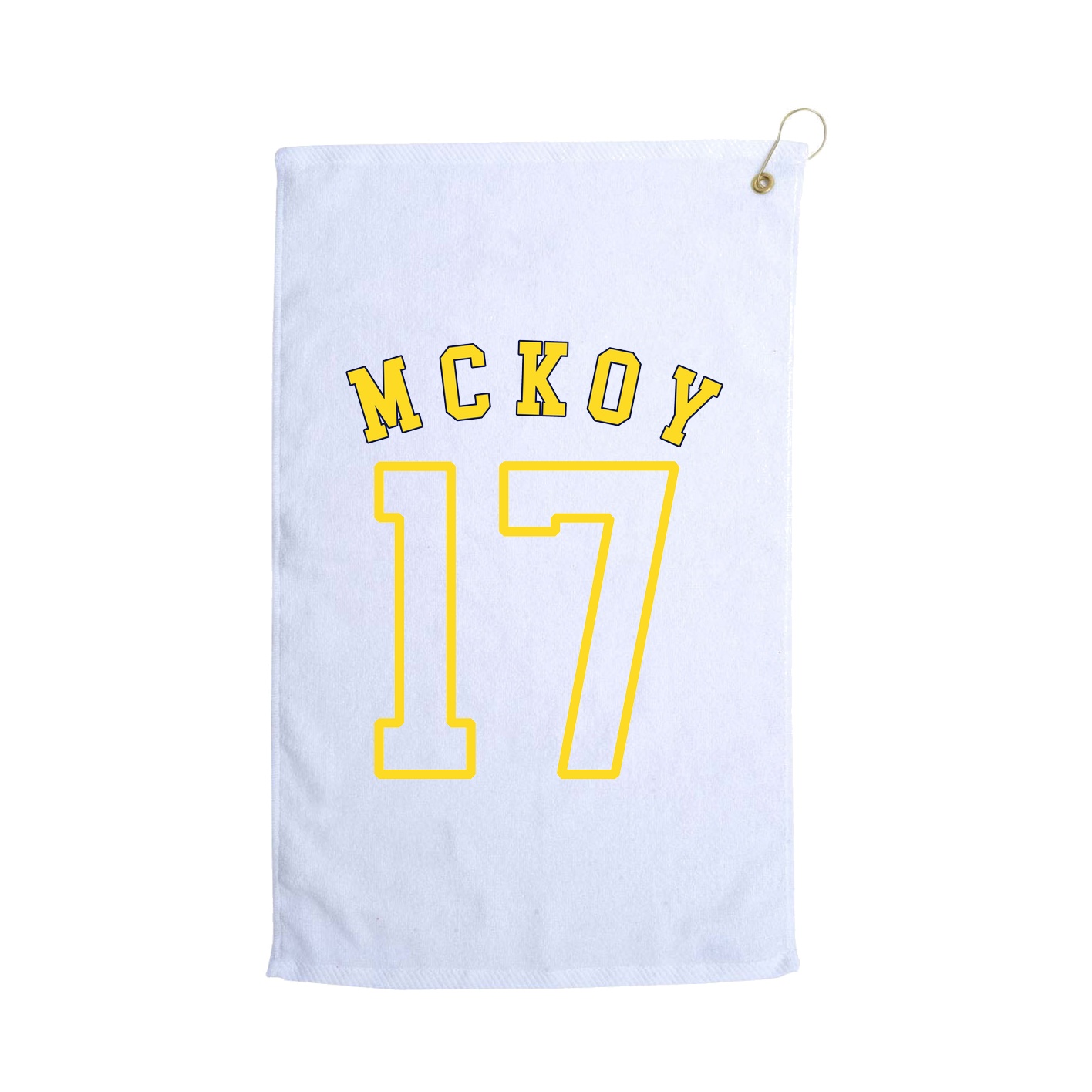 Golf Towel — Shirsey Arch in White