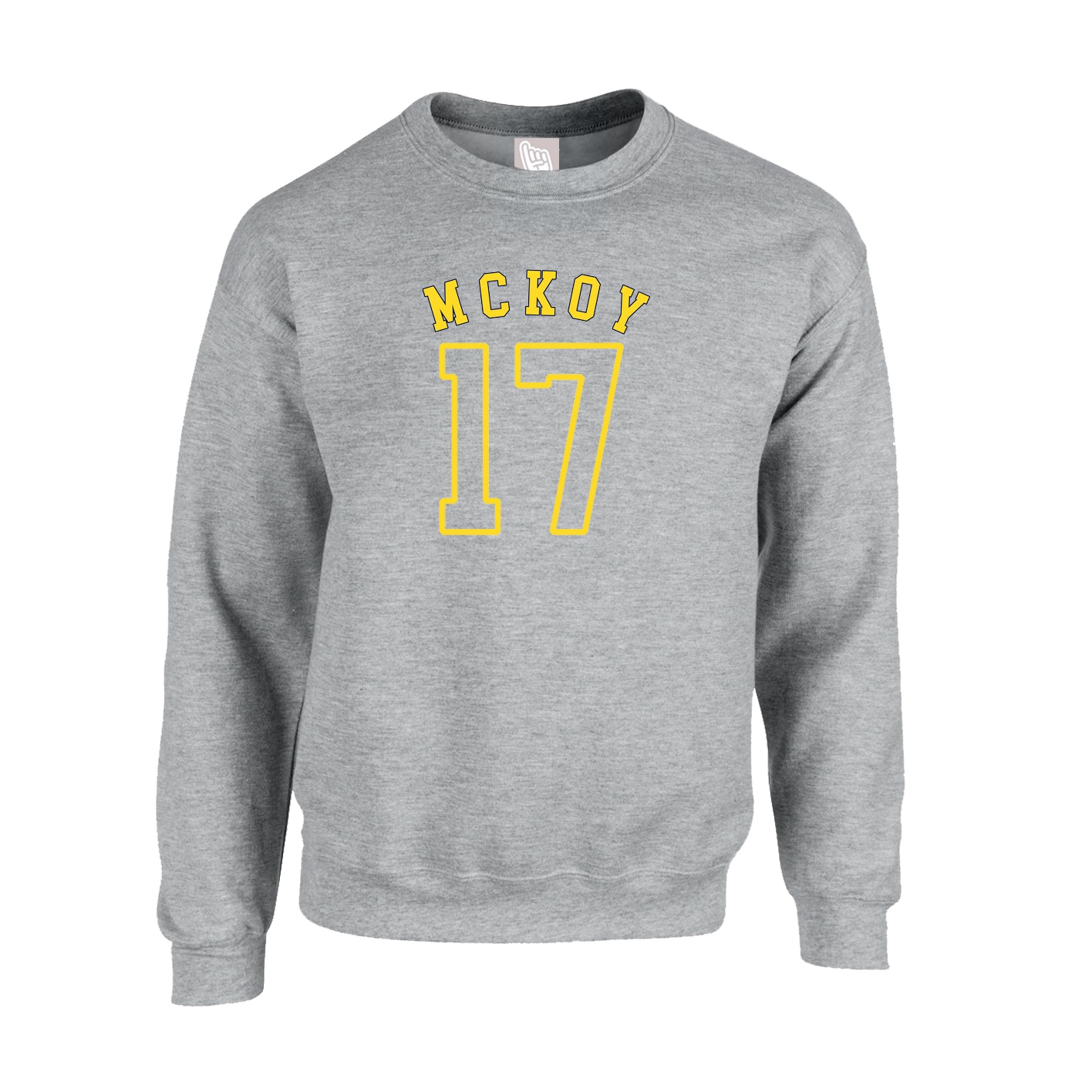 Fleece Crew — Shirsey Arch in Grey
