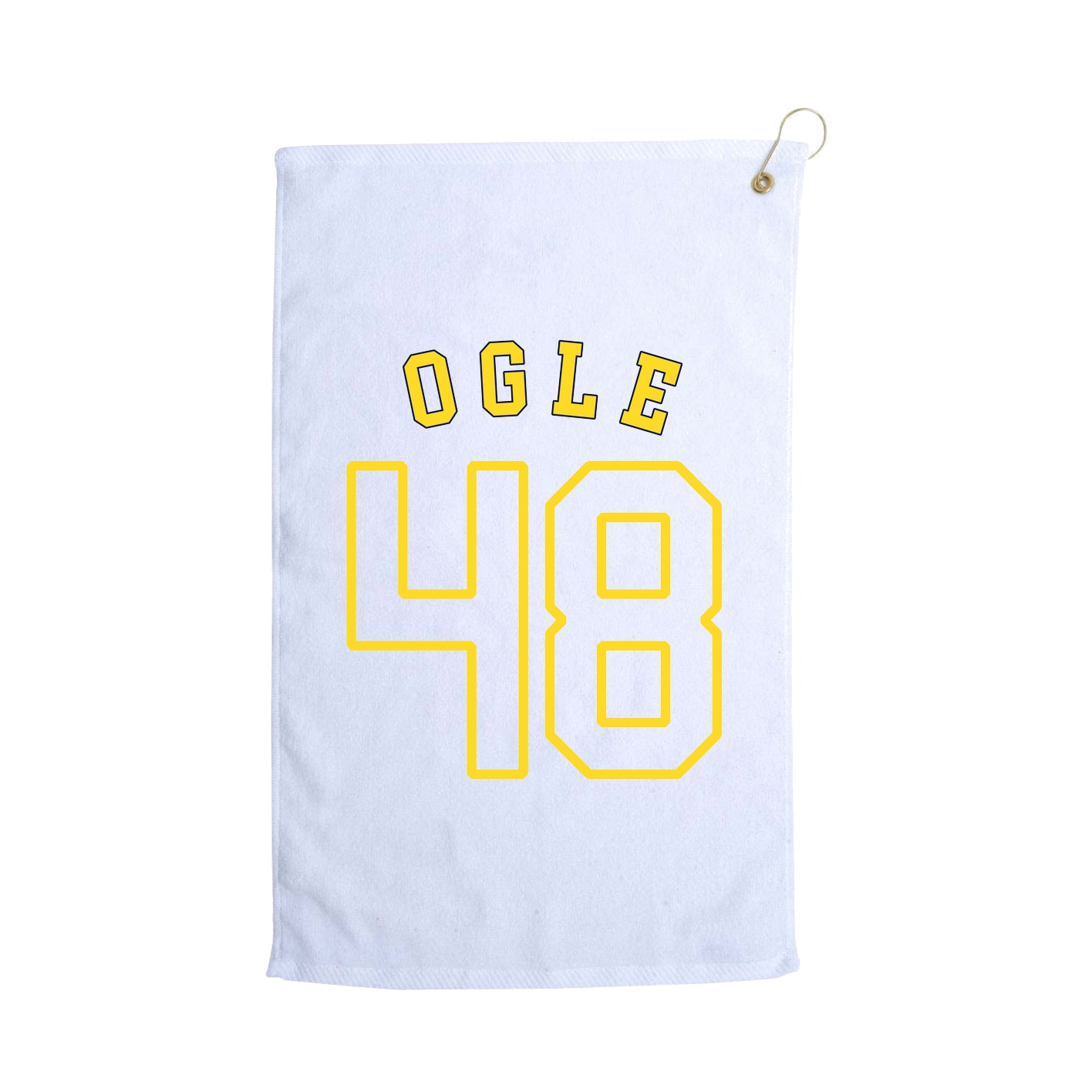 Golf Towel — Shirsey Arch in White