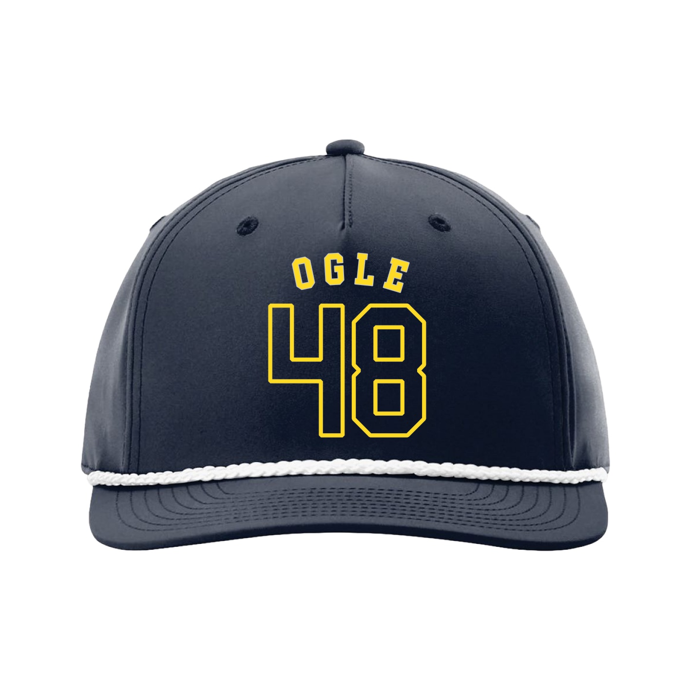 Five-Panel Classic Rope Cap — Shirsey Arch in Navy