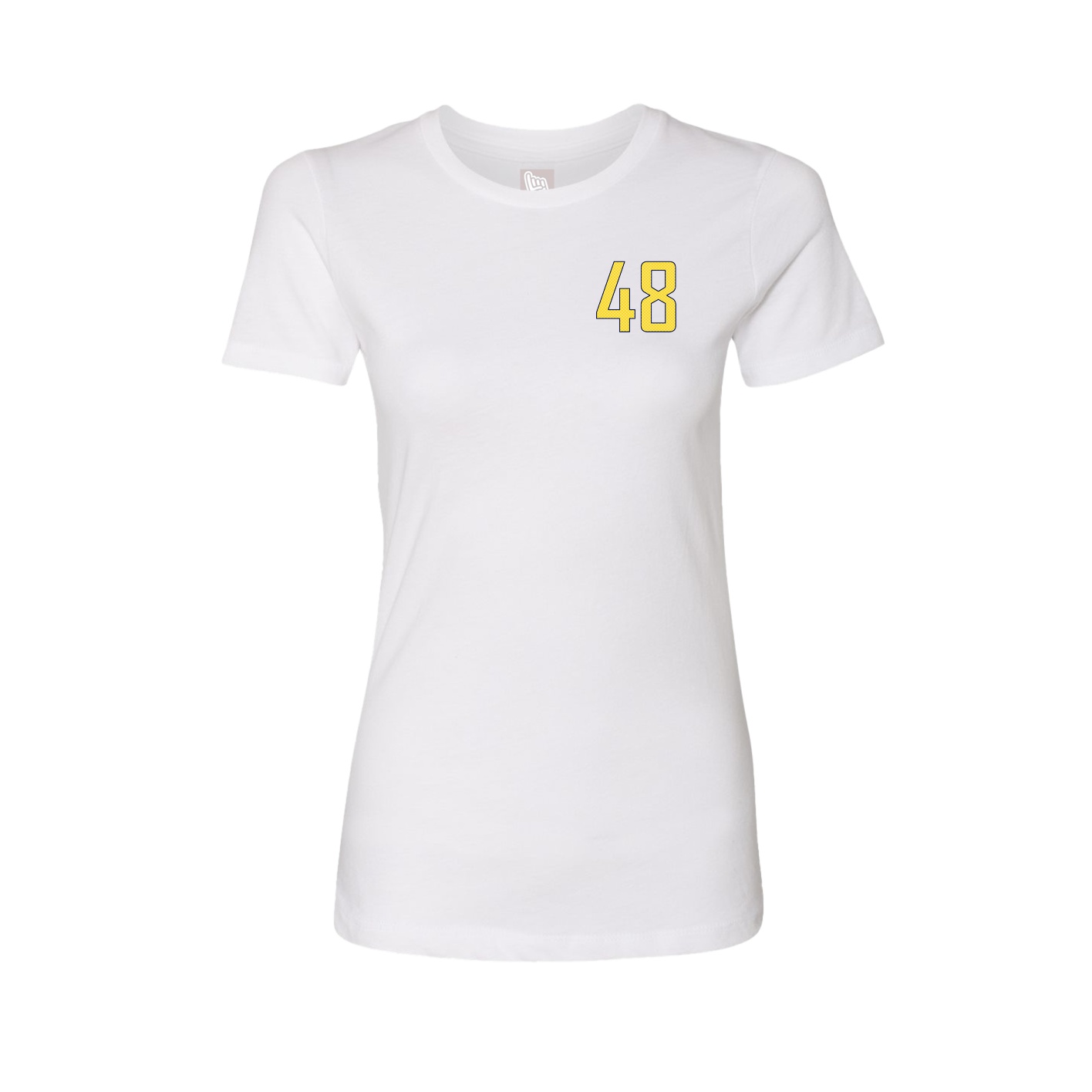 Fitted Women's Tee — Front Shirsy in White