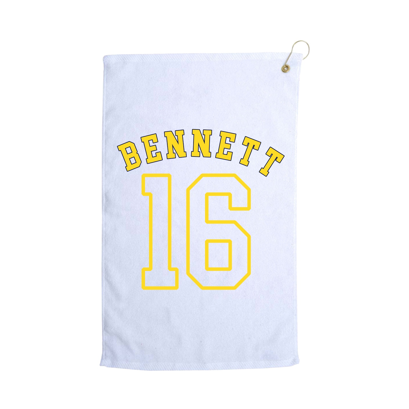 Golf Towel — Shirsey Arch in White