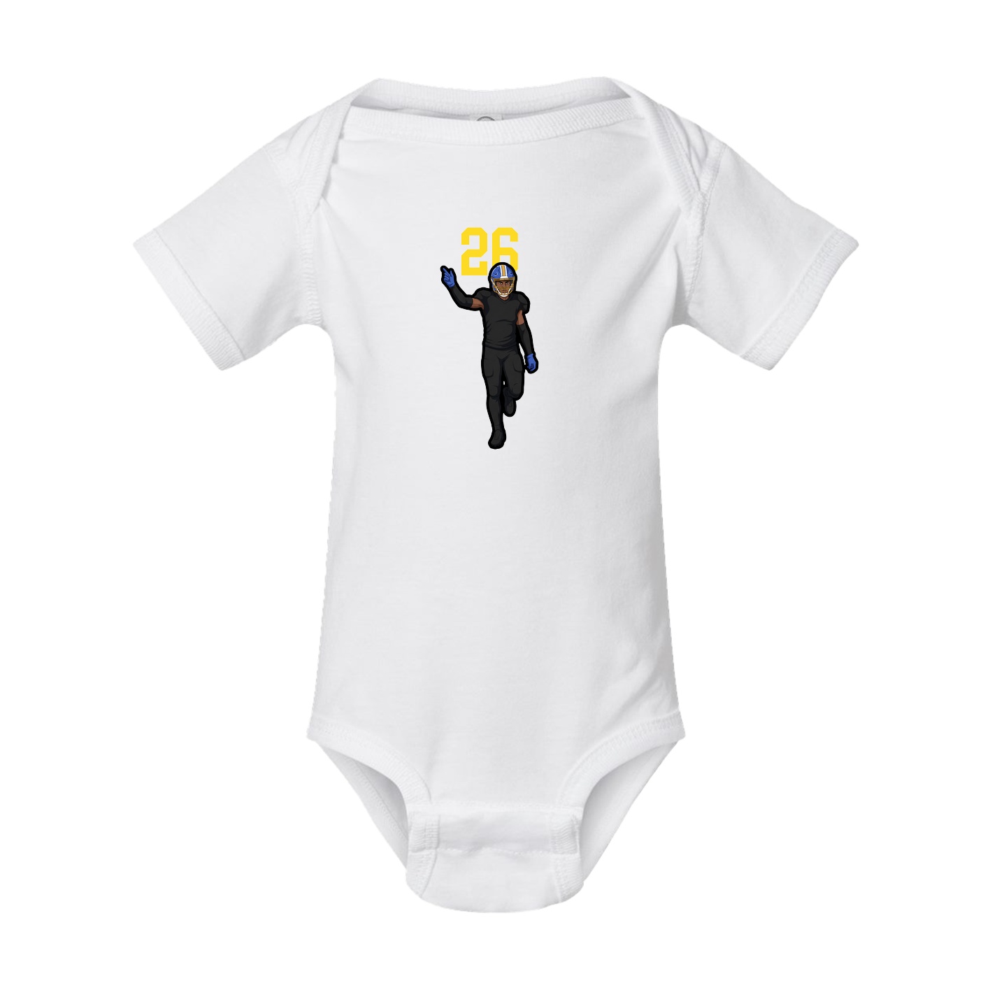 Baby Onesie — Number Top in White