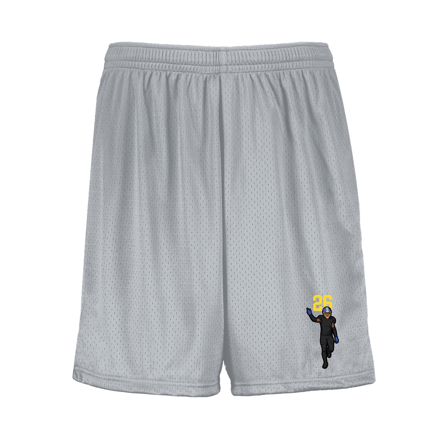 Shorts — Number Top in Silver