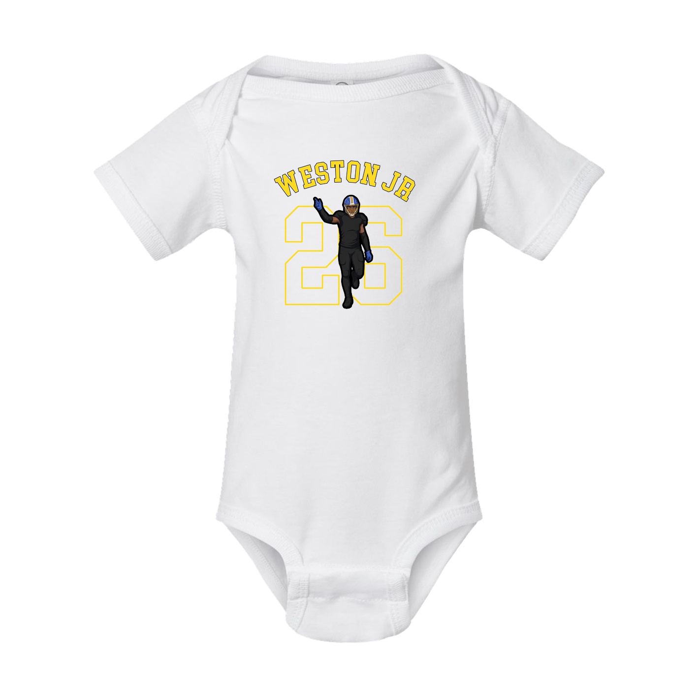Baby Onesie — Shirsey Arch in White
