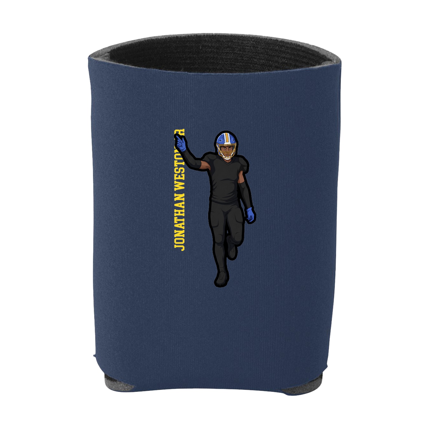 Can Holder — Name Vertical in Navy