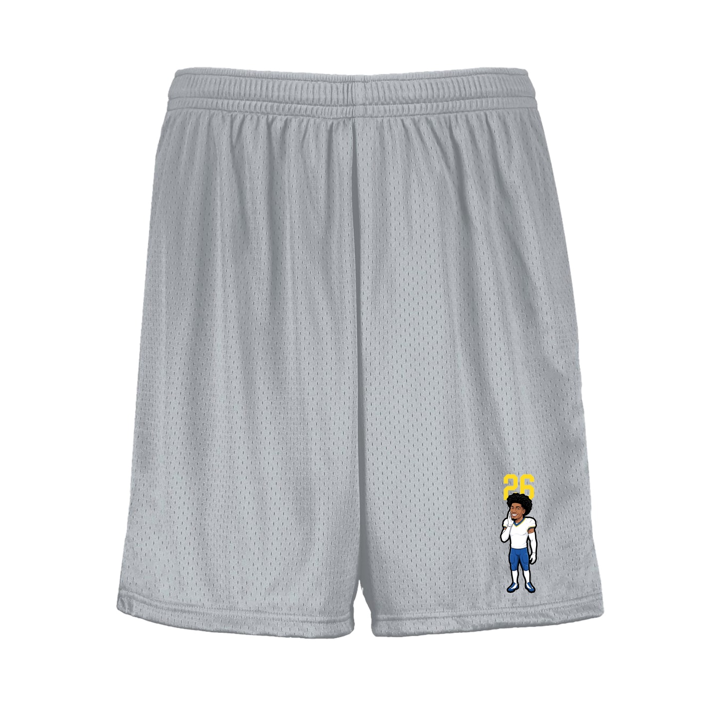 Shorts — Number Top in Silver