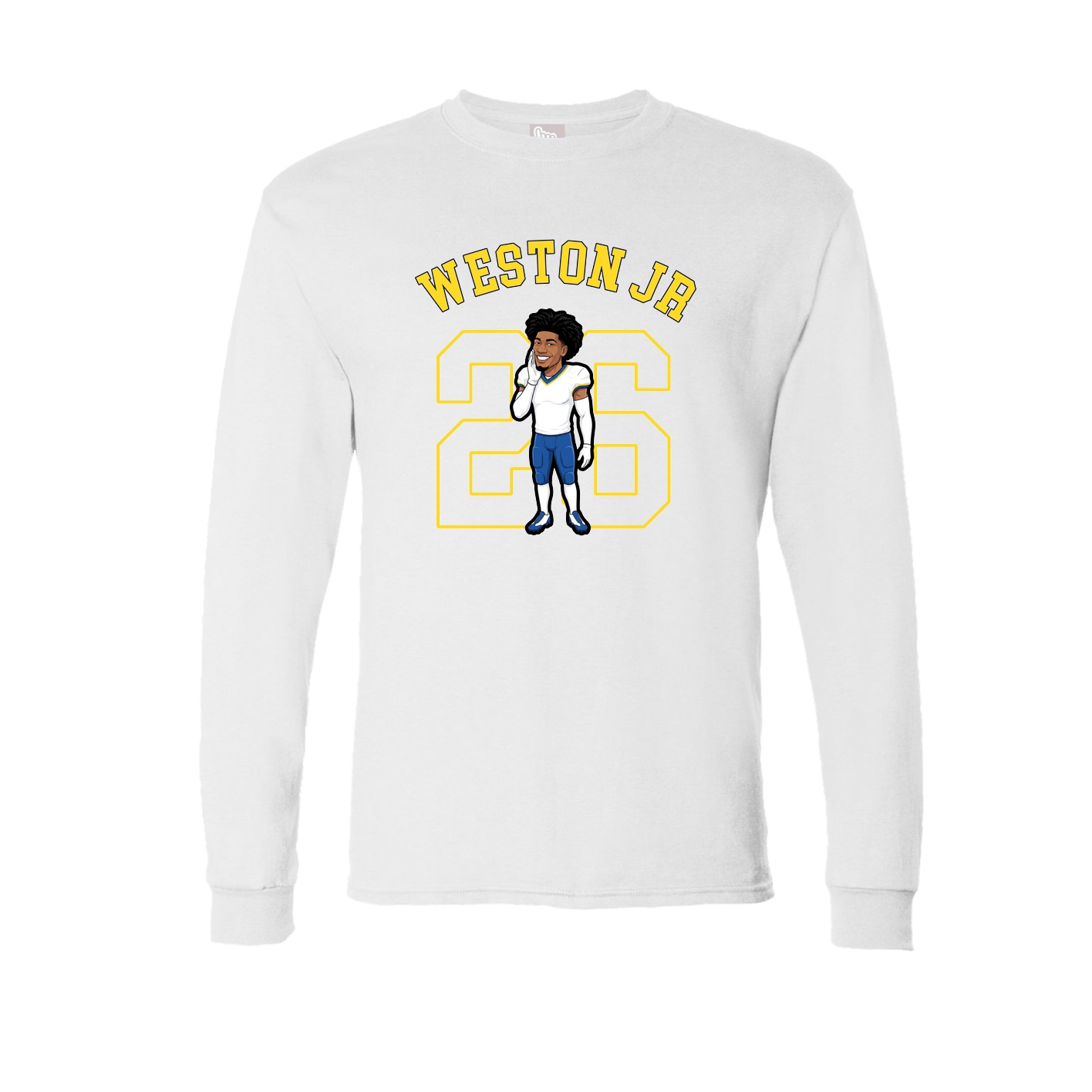 Long Sleeve Tee — Shirsey Arch in White