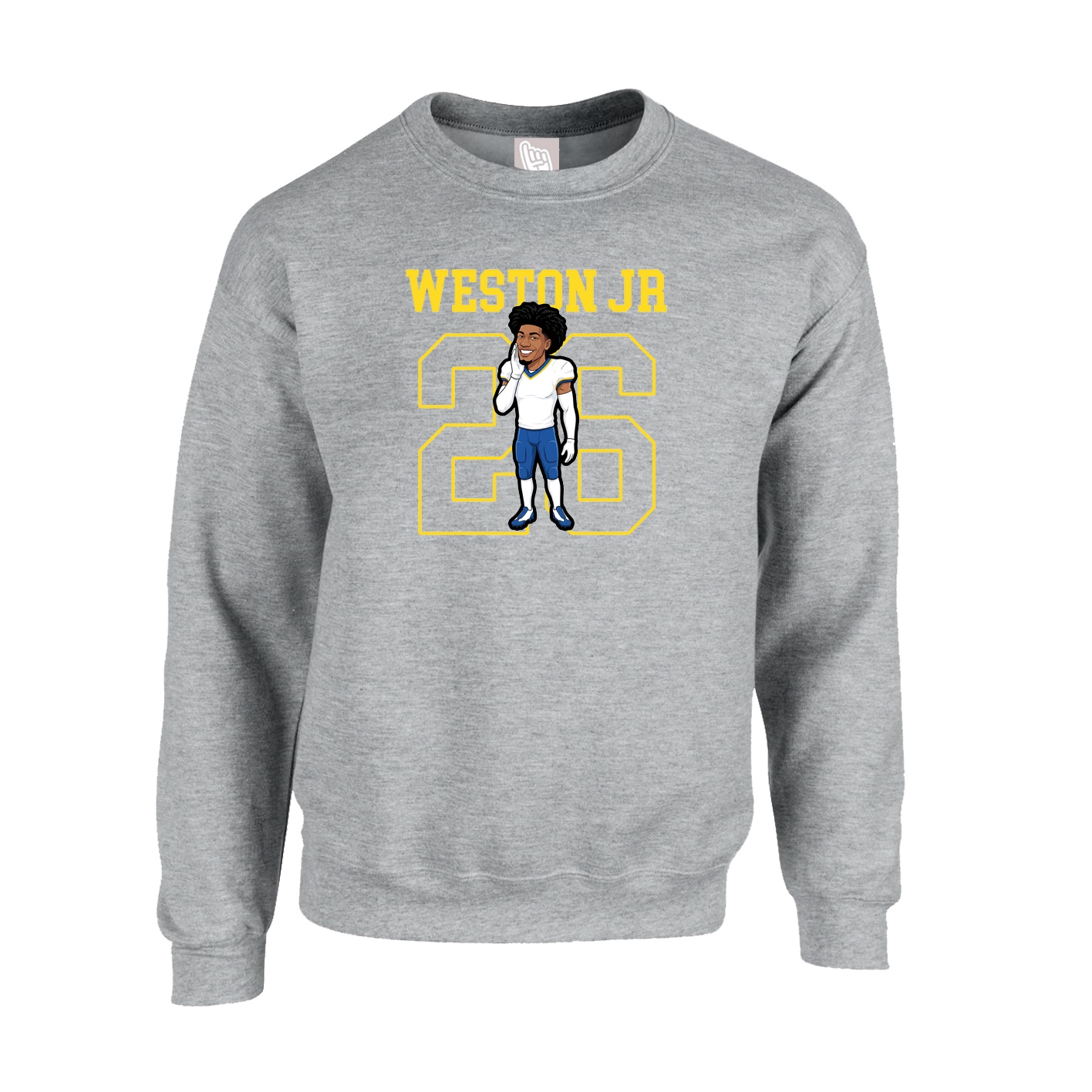 Fleece Crew — Shirsey in Grey