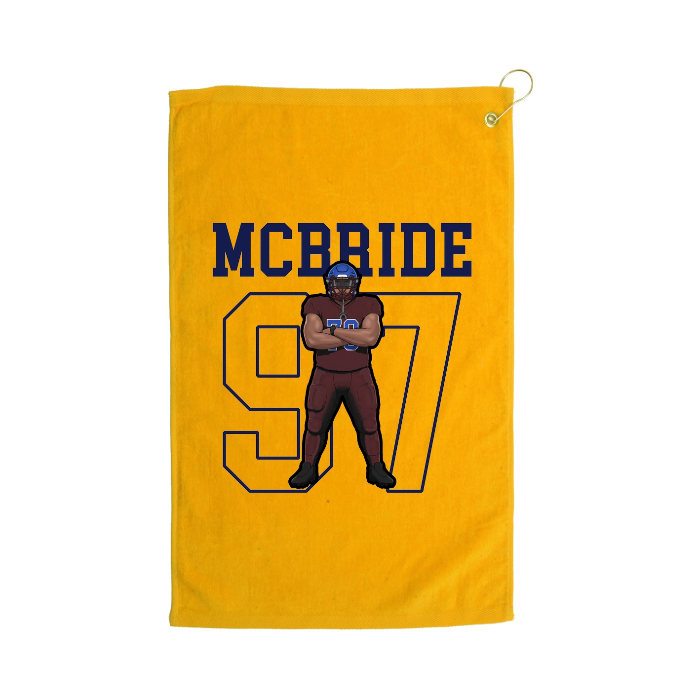 Golf Towel — Shirsey in Gold