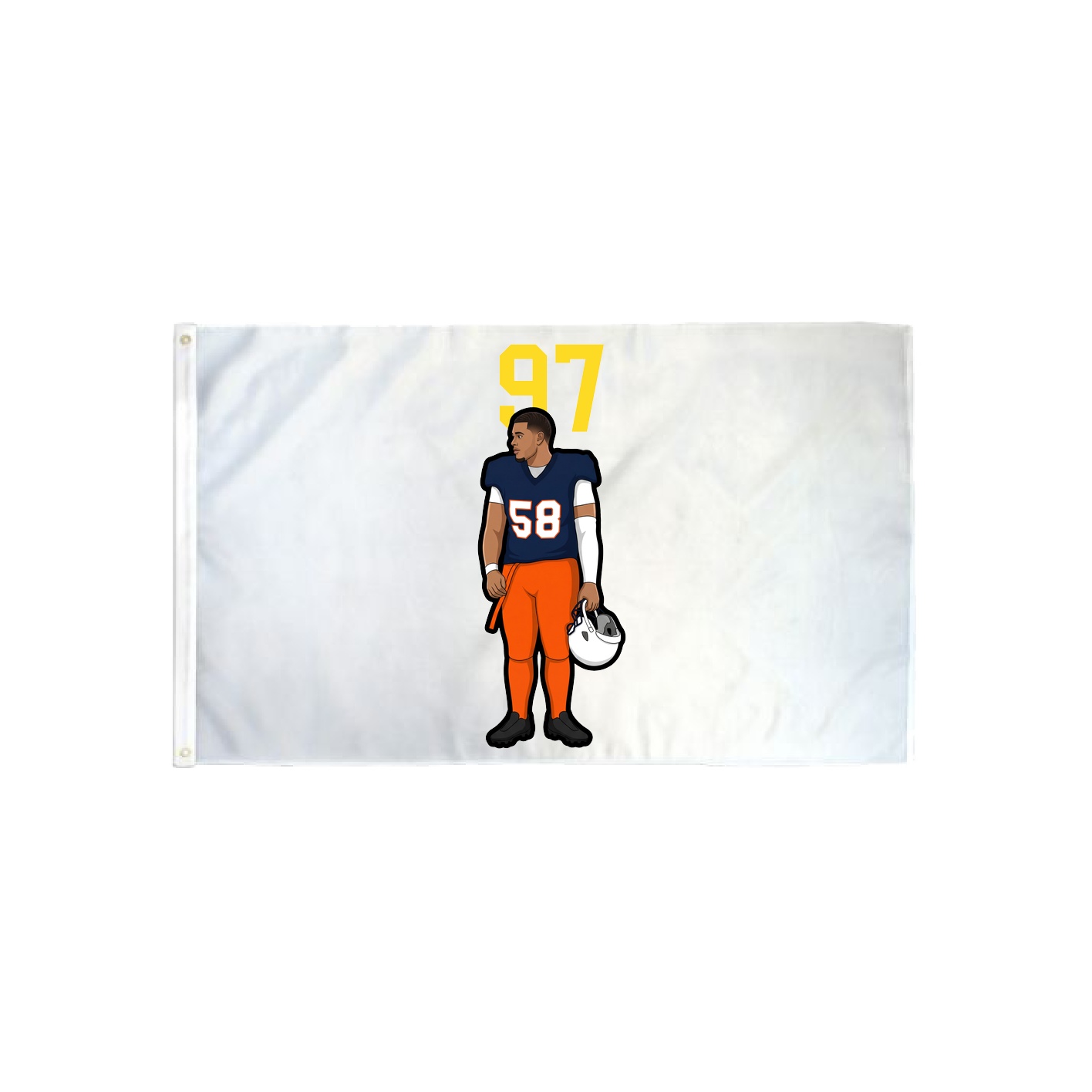 3x5 Flag — Number Top in Classic