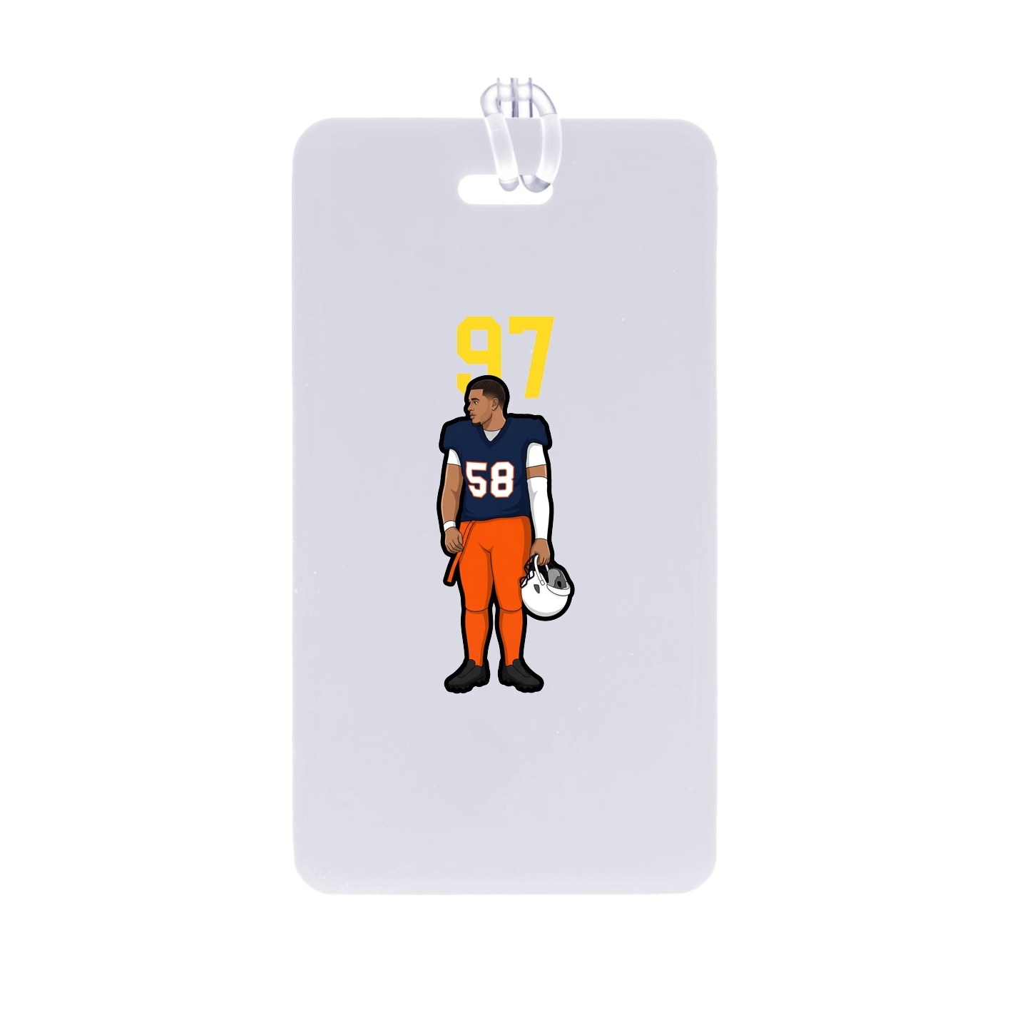 Bag Tag — Number Top in Classic