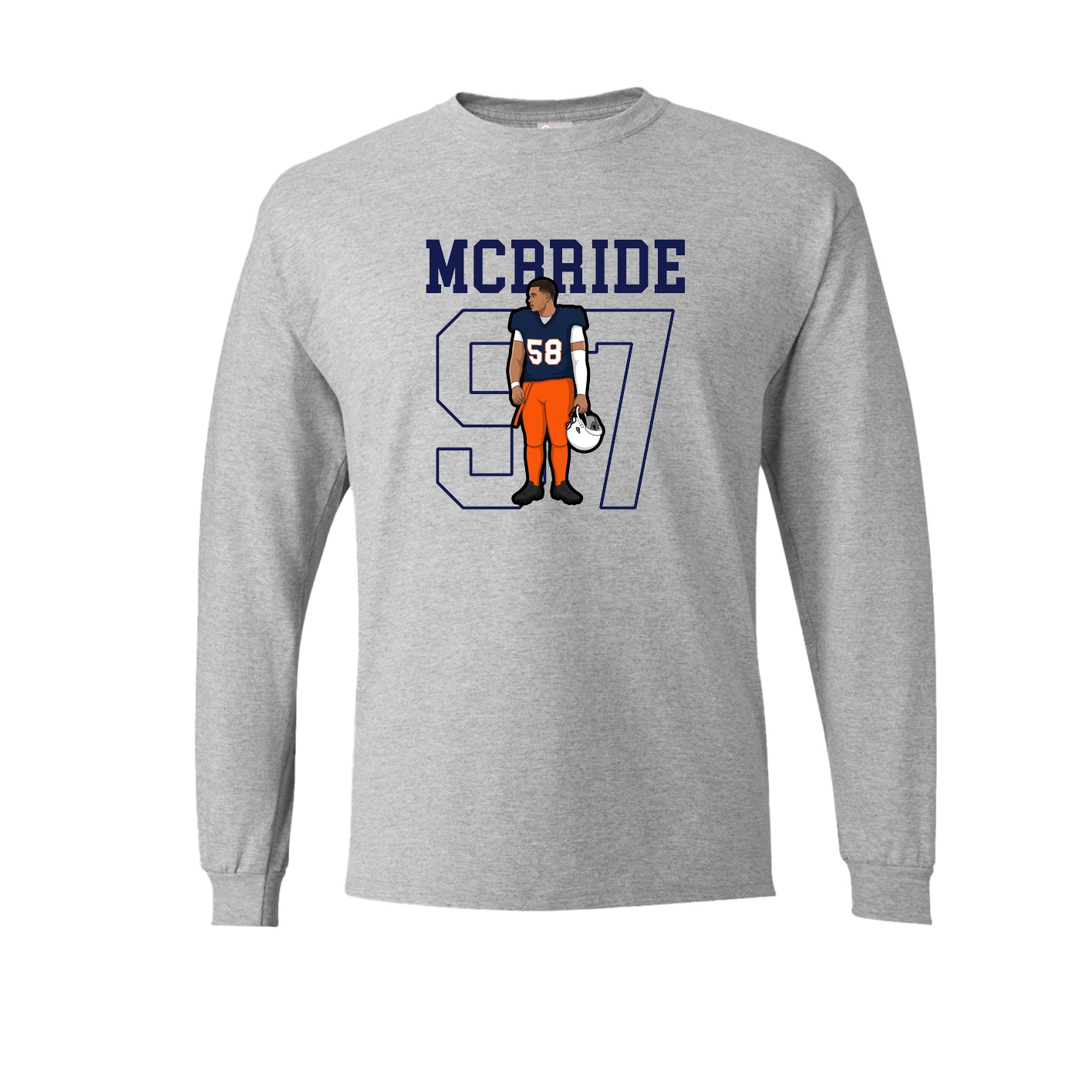 Long Sleeve Tee — Shirsey in Grey