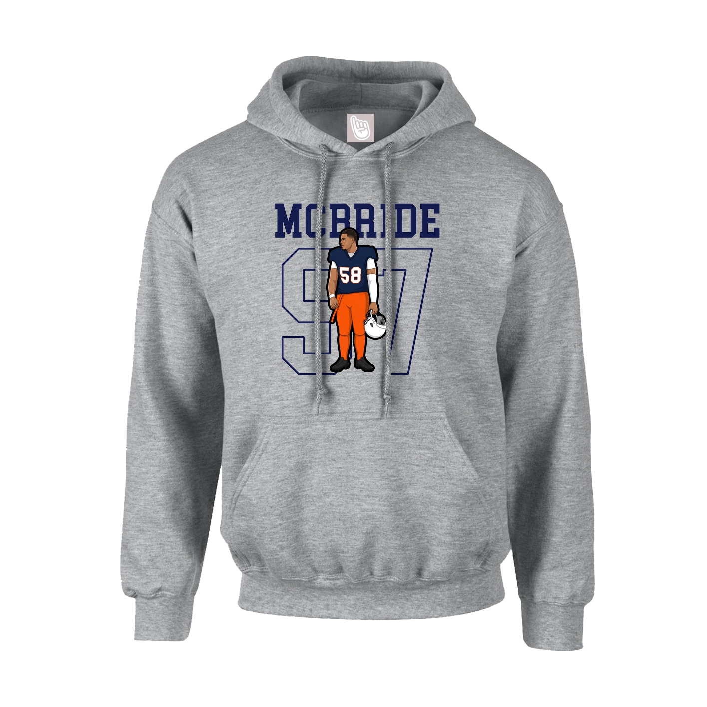 Hoodie — Shirsey in Grey