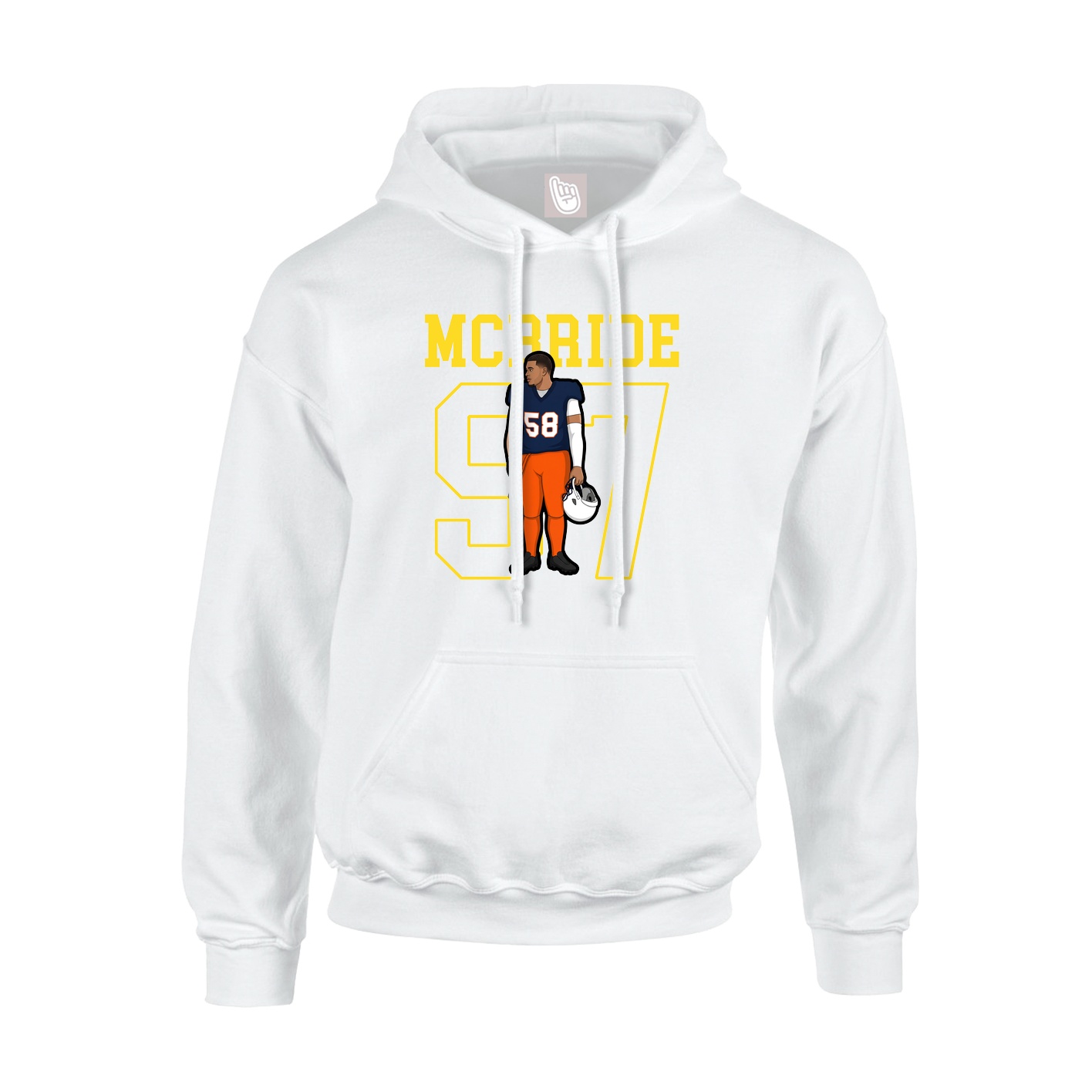 Youth Hoodie — Shirsey in White
