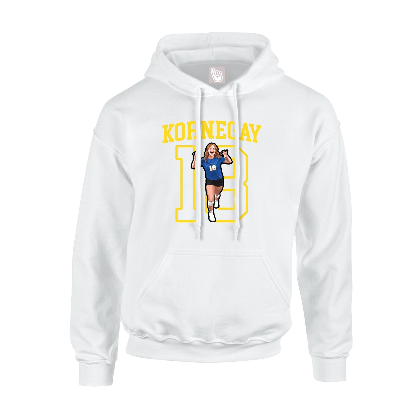 Youth Hoodie — Shirsey in White