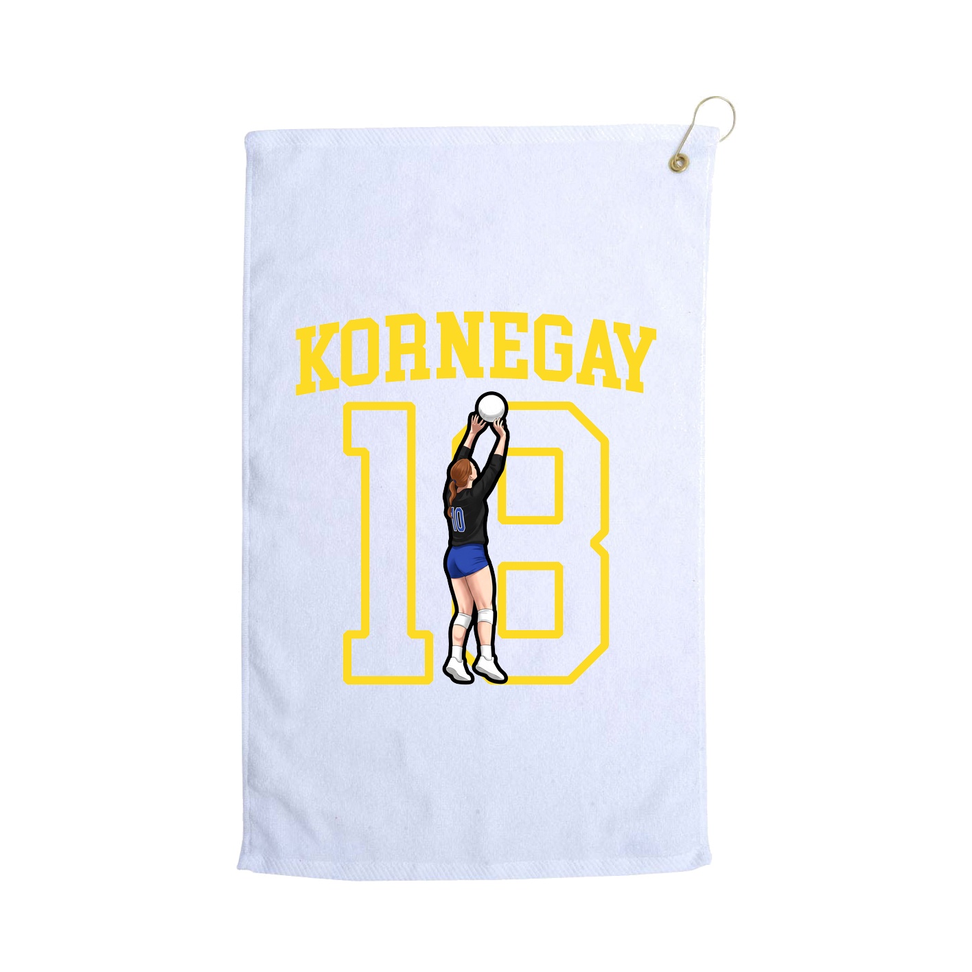 Golf Towel — Shirsey in White
