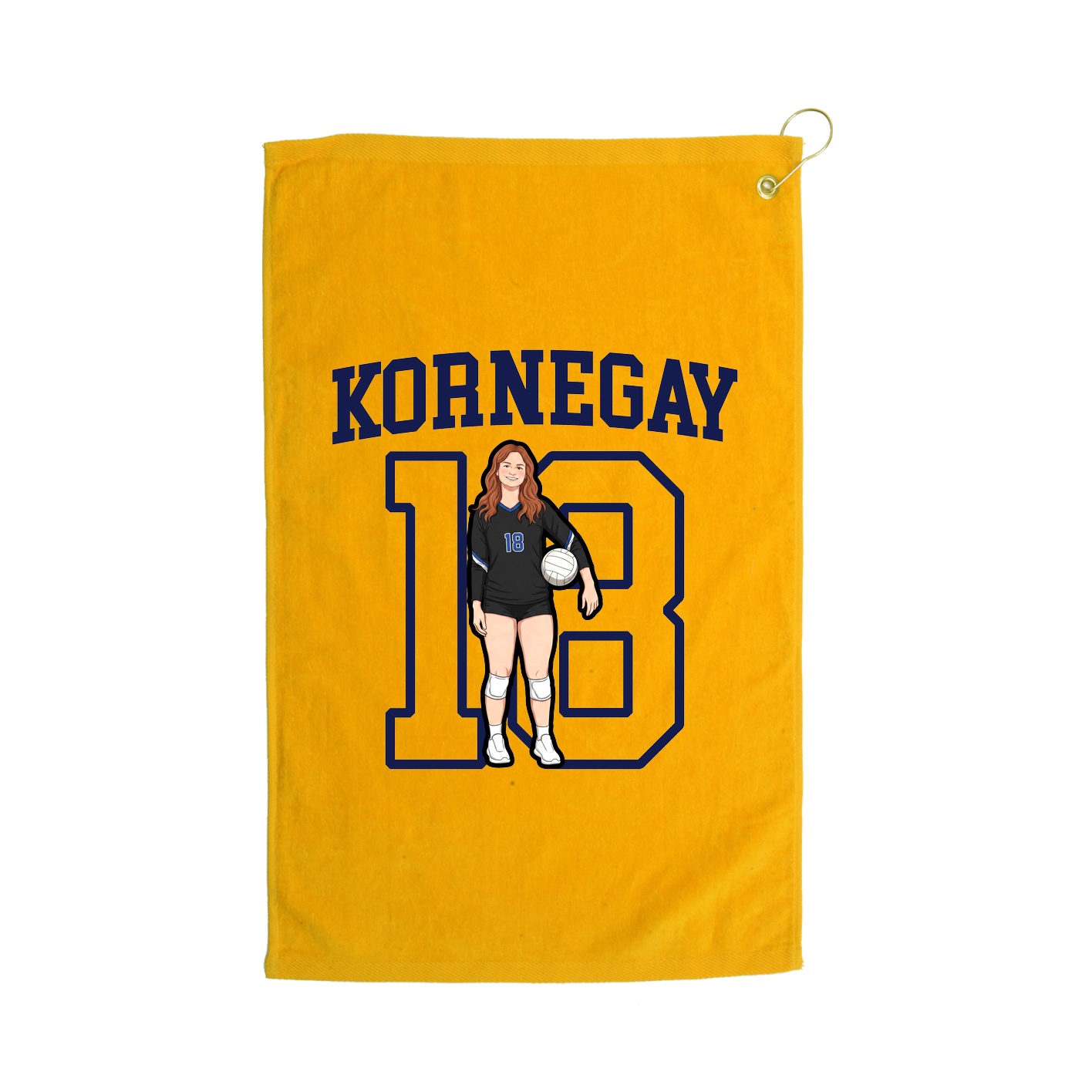 Golf Towel — Shirsey in Gold