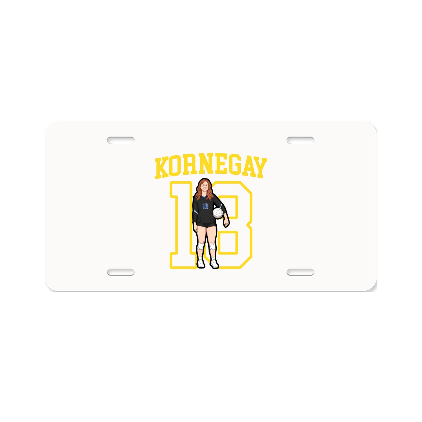 License Plate — Shirsey in Classic