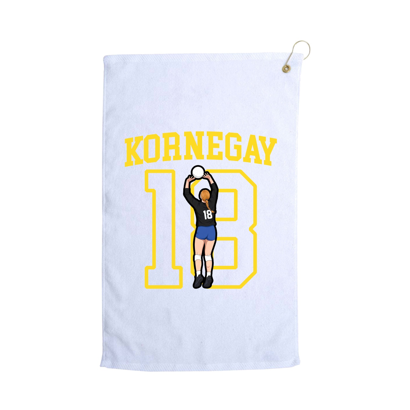 Golf Towel — Shirsey in White