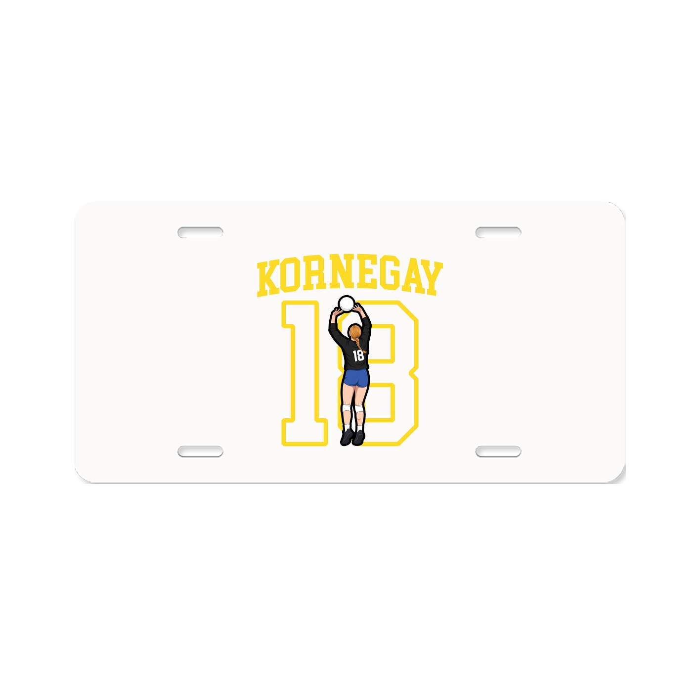 License Plate — Shirsey in Classic