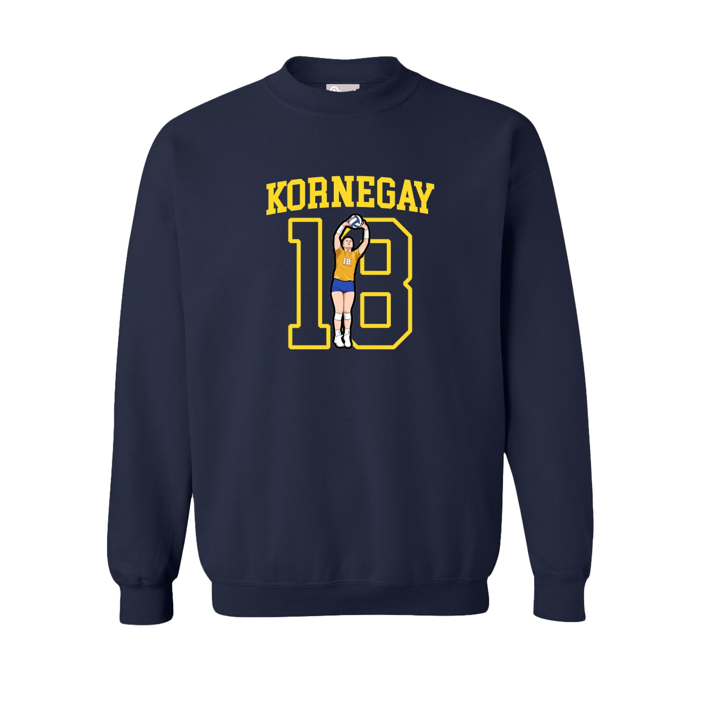 Fleece Crew — Shirsey in Navy