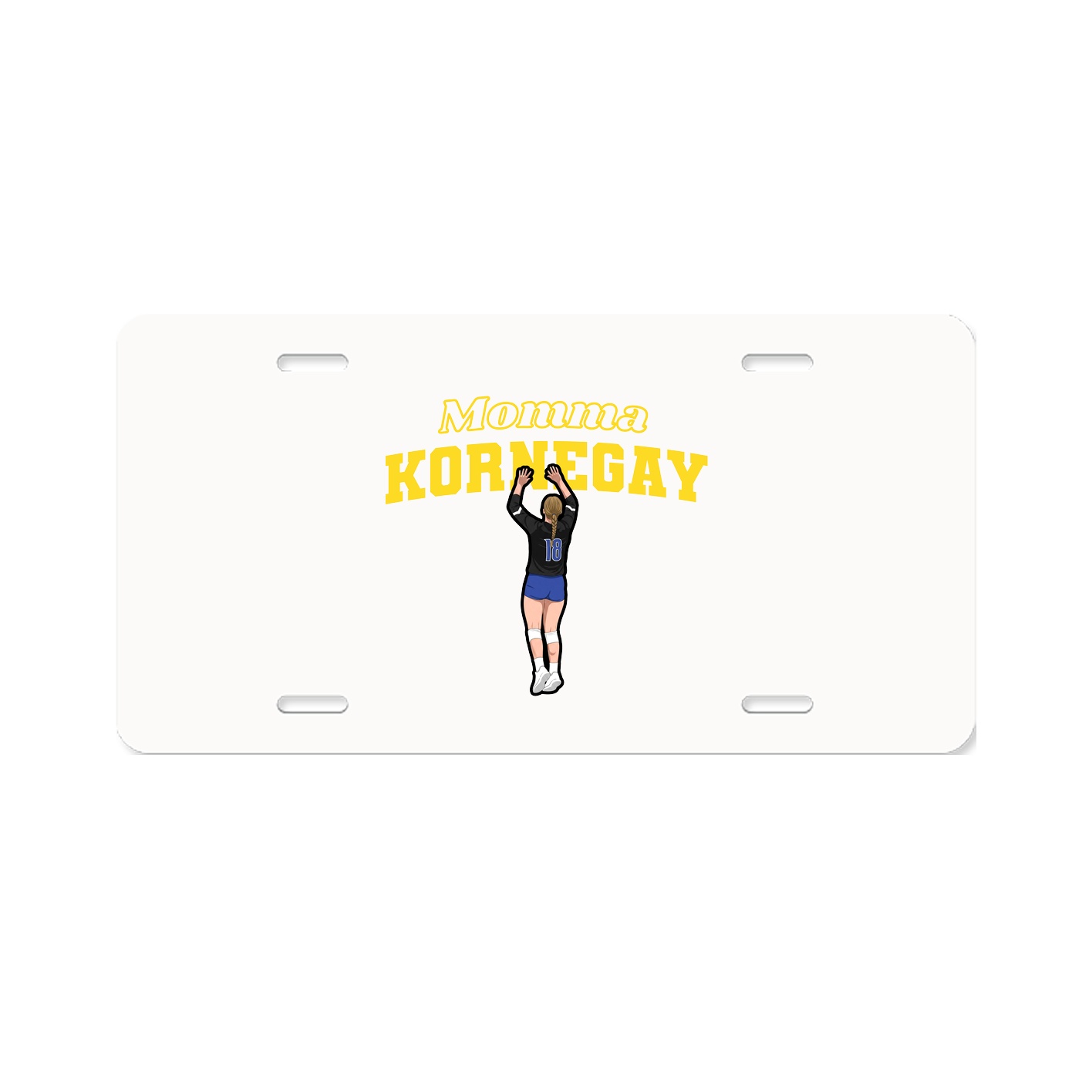 License Plate — Mothers Day Block in Classic