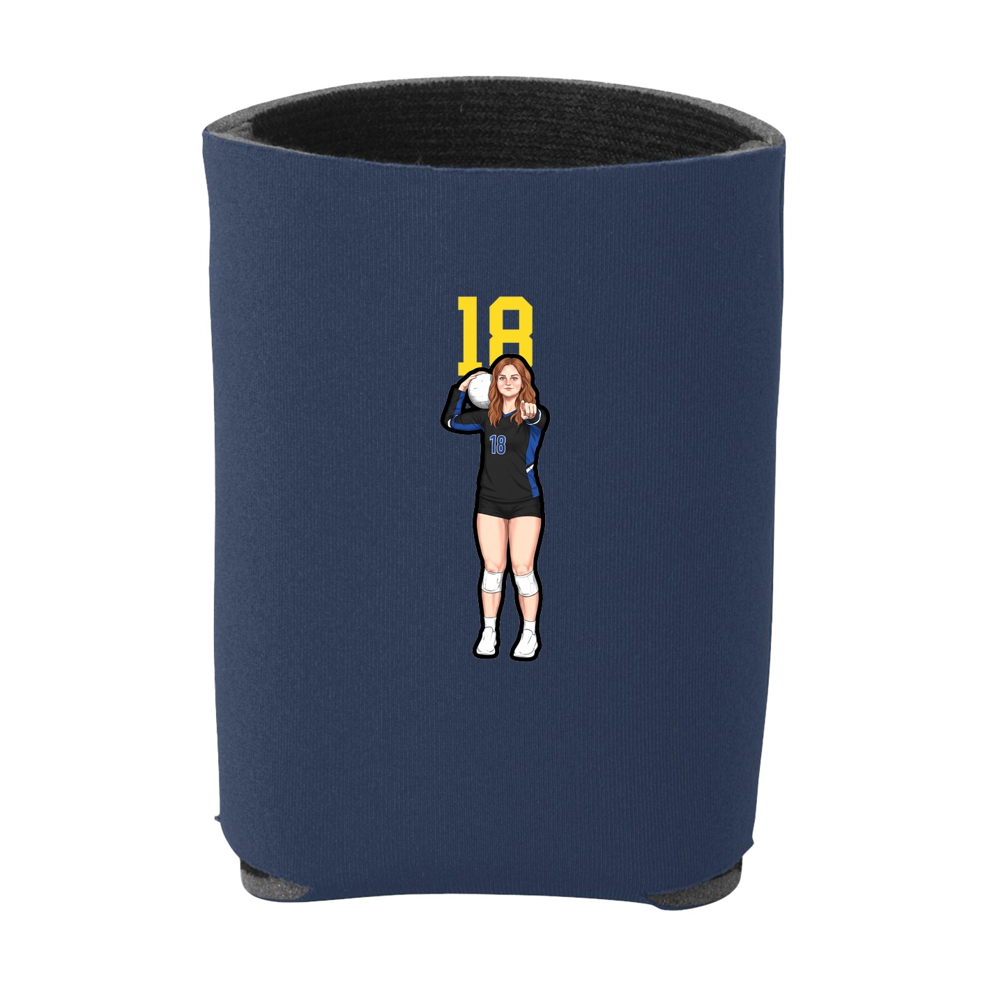 Can Holder — Number Top in Navy