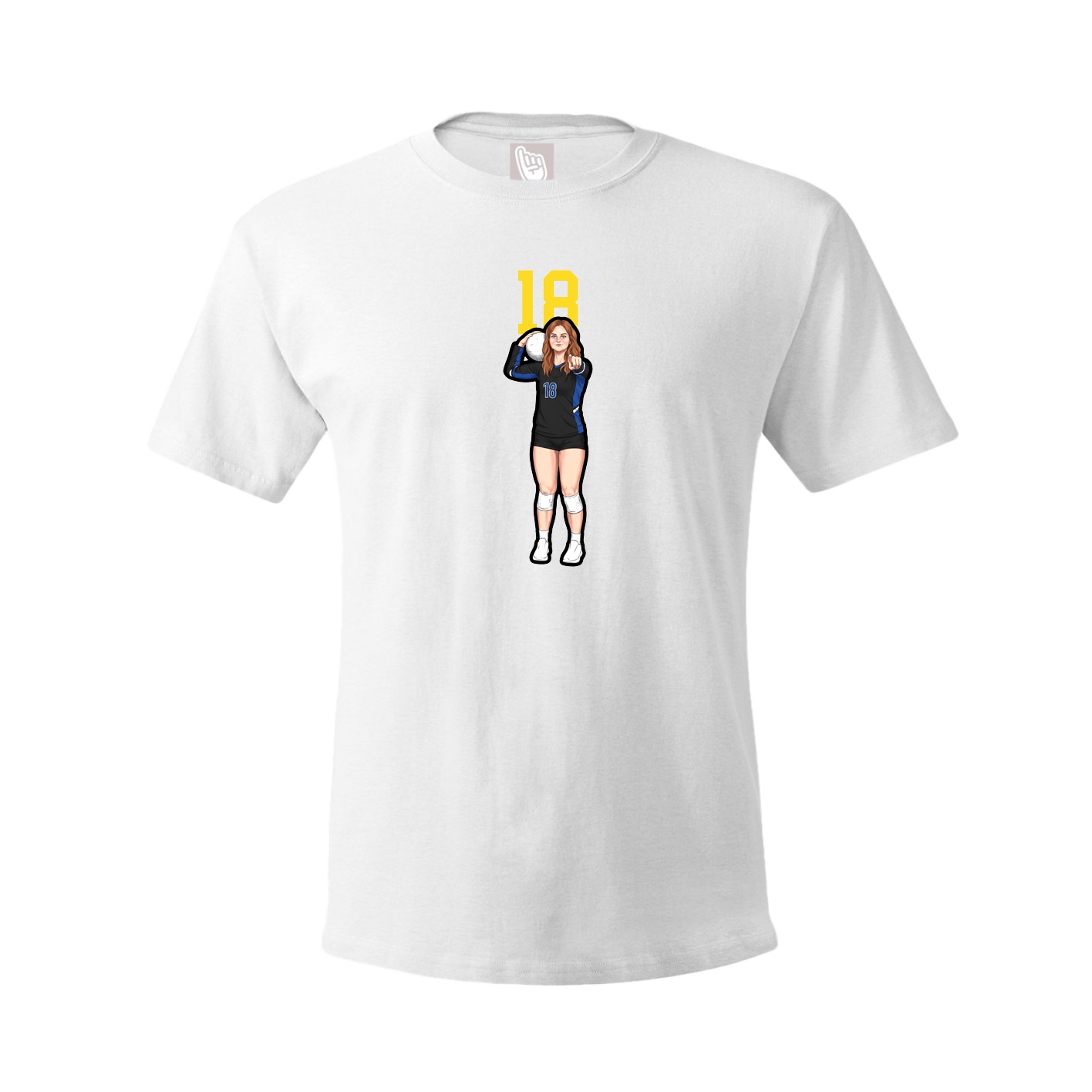 Tee — Number Top in White