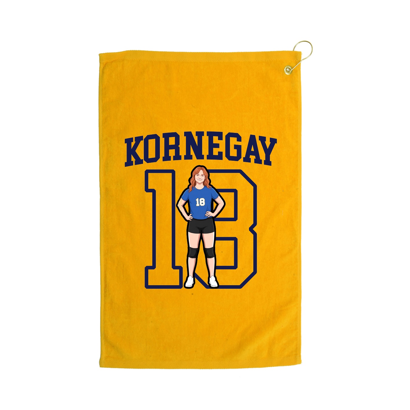 Golf Towel — Shirsey in Gold