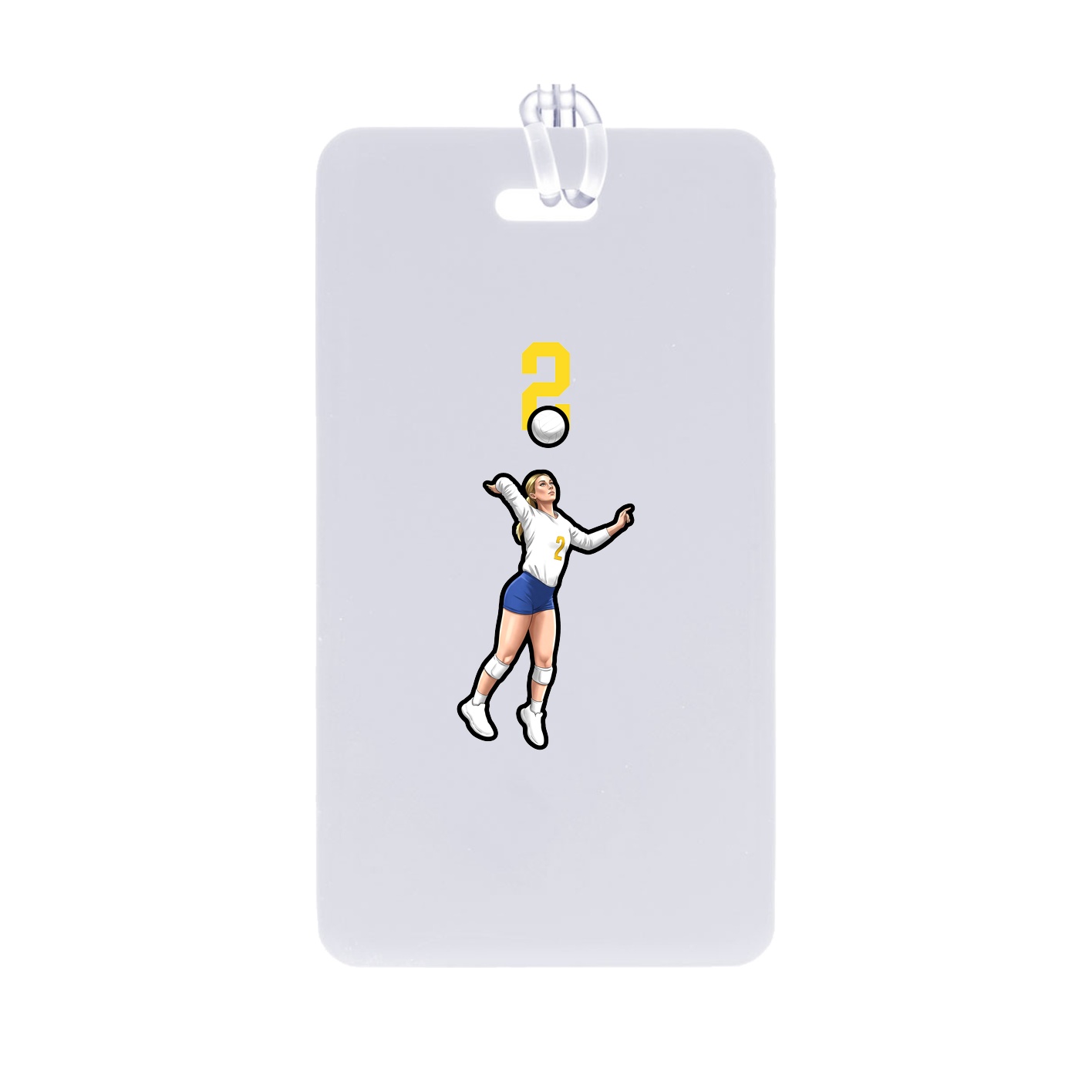 Bag Tag — Number Top in Classic