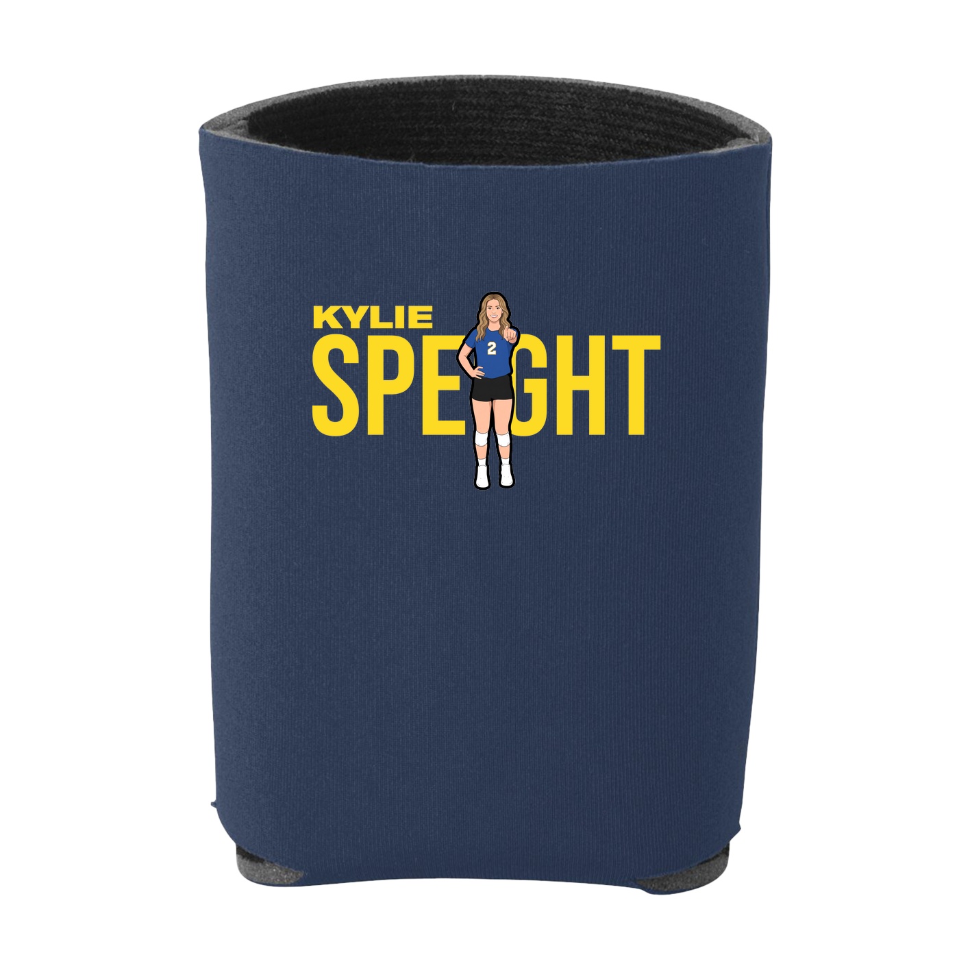 Can Holder — Player Name in Navy