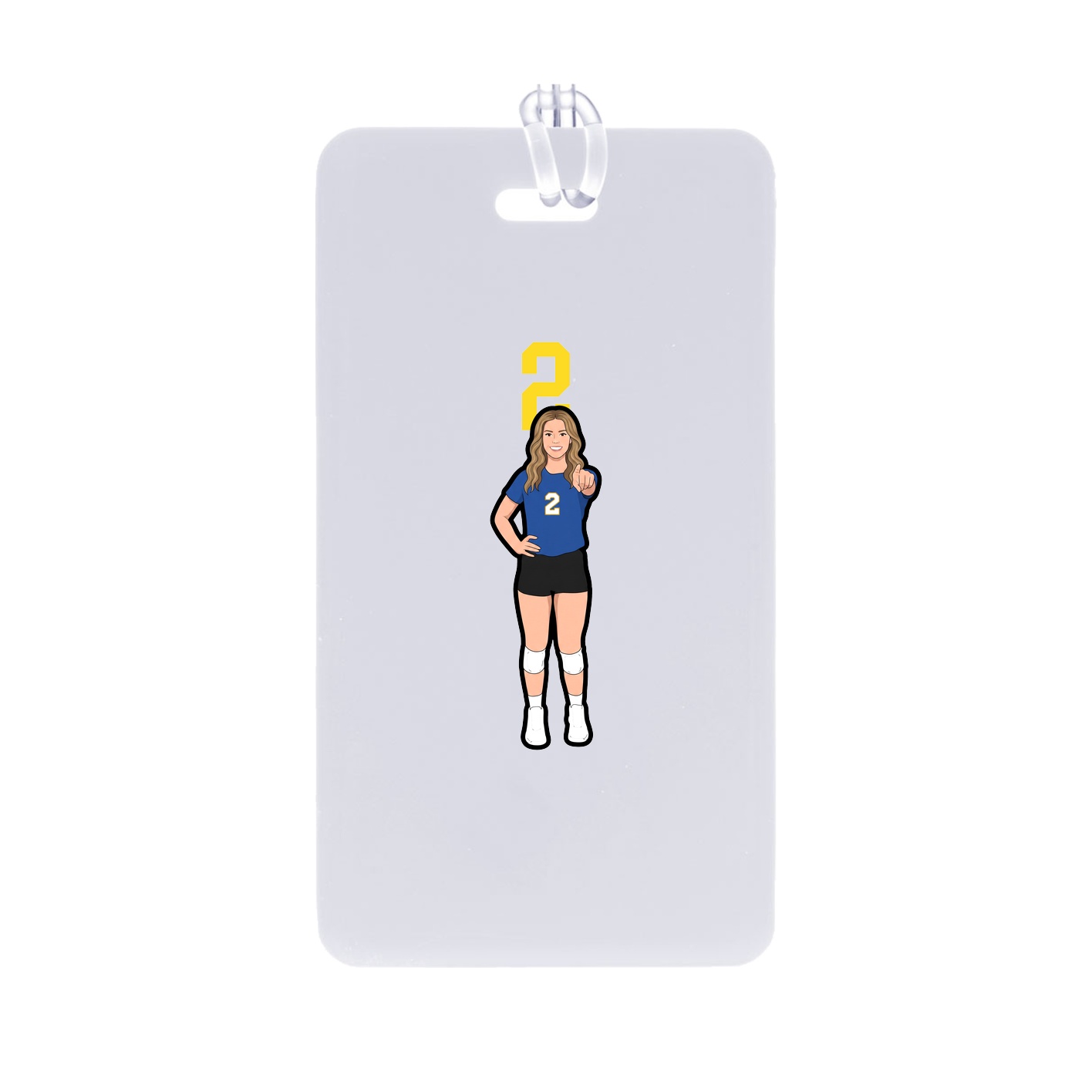 Bag Tag — Number Top in Classic