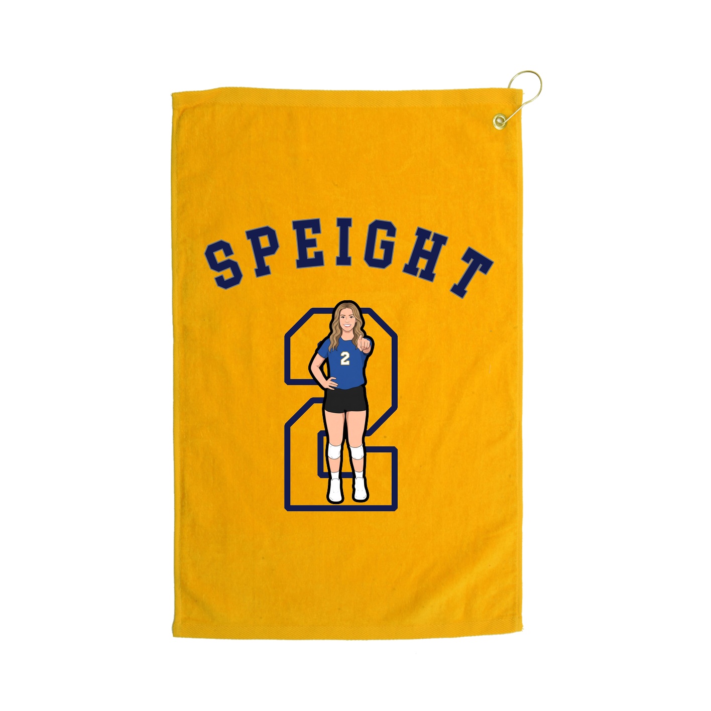 Golf Towel — Shirsey Arch in Gold