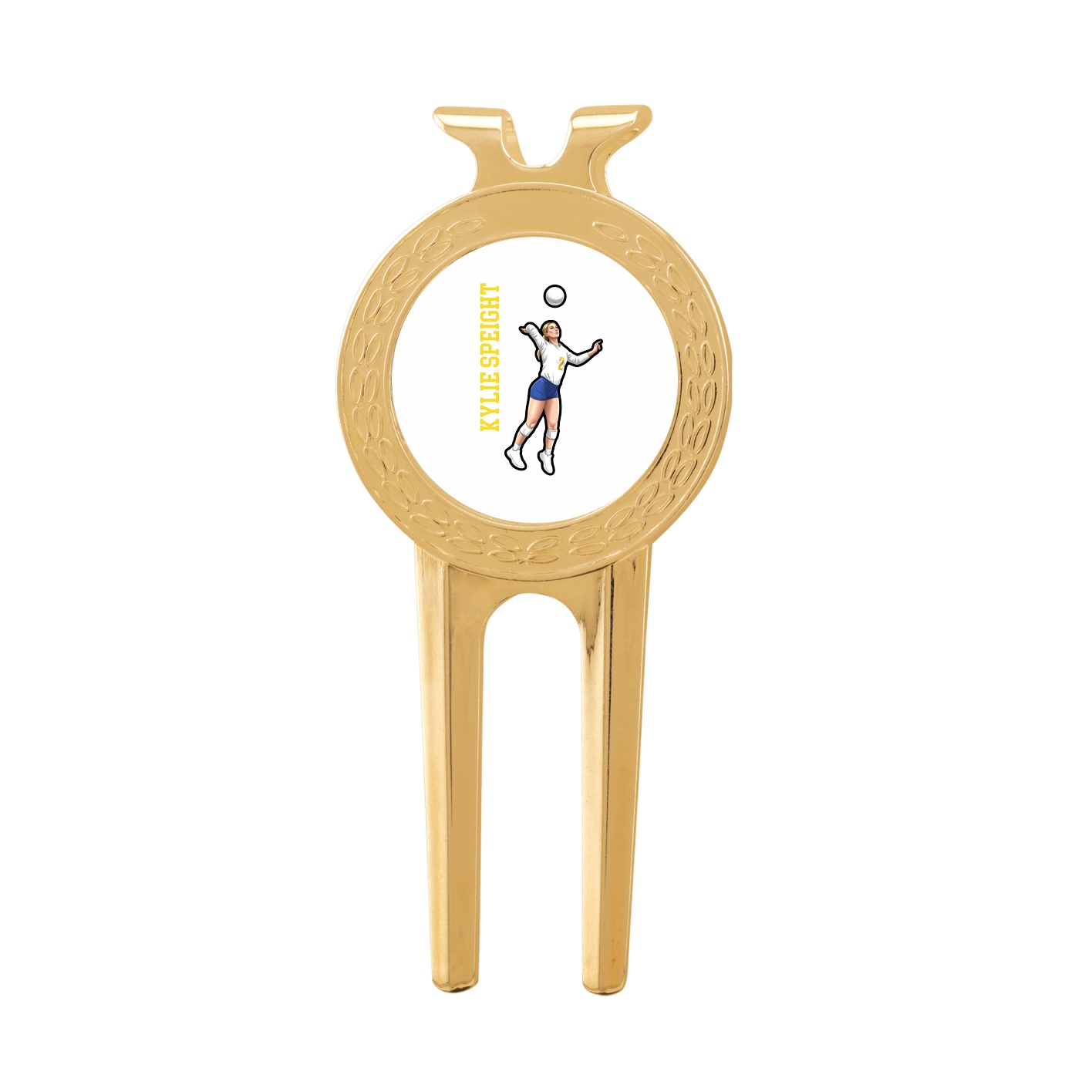 Divot Tool with Ball Marker — Name Vertical in Classic