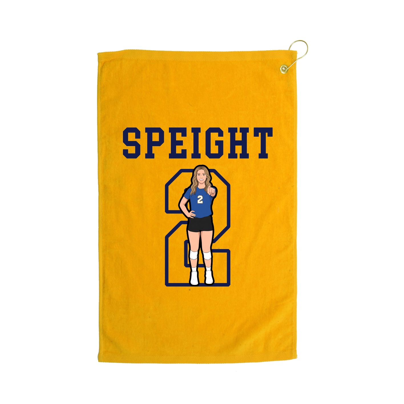 Golf Towel — Shirsey in Gold