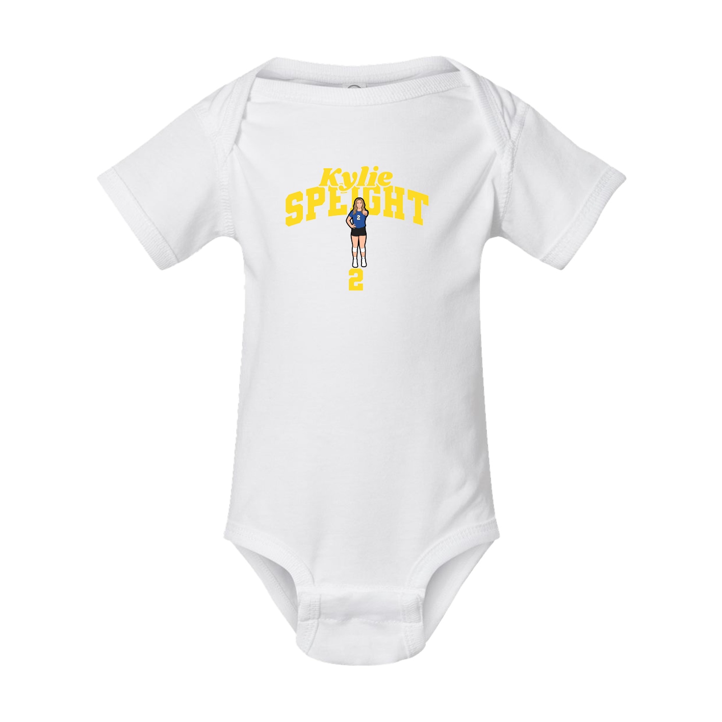 Baby Onesie — Signature Arch in White
