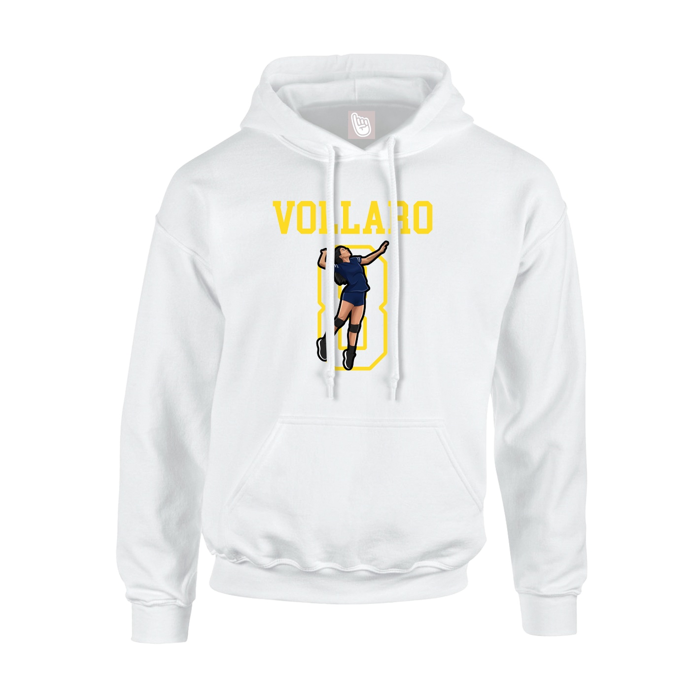 Hoodie — Shirsey in White