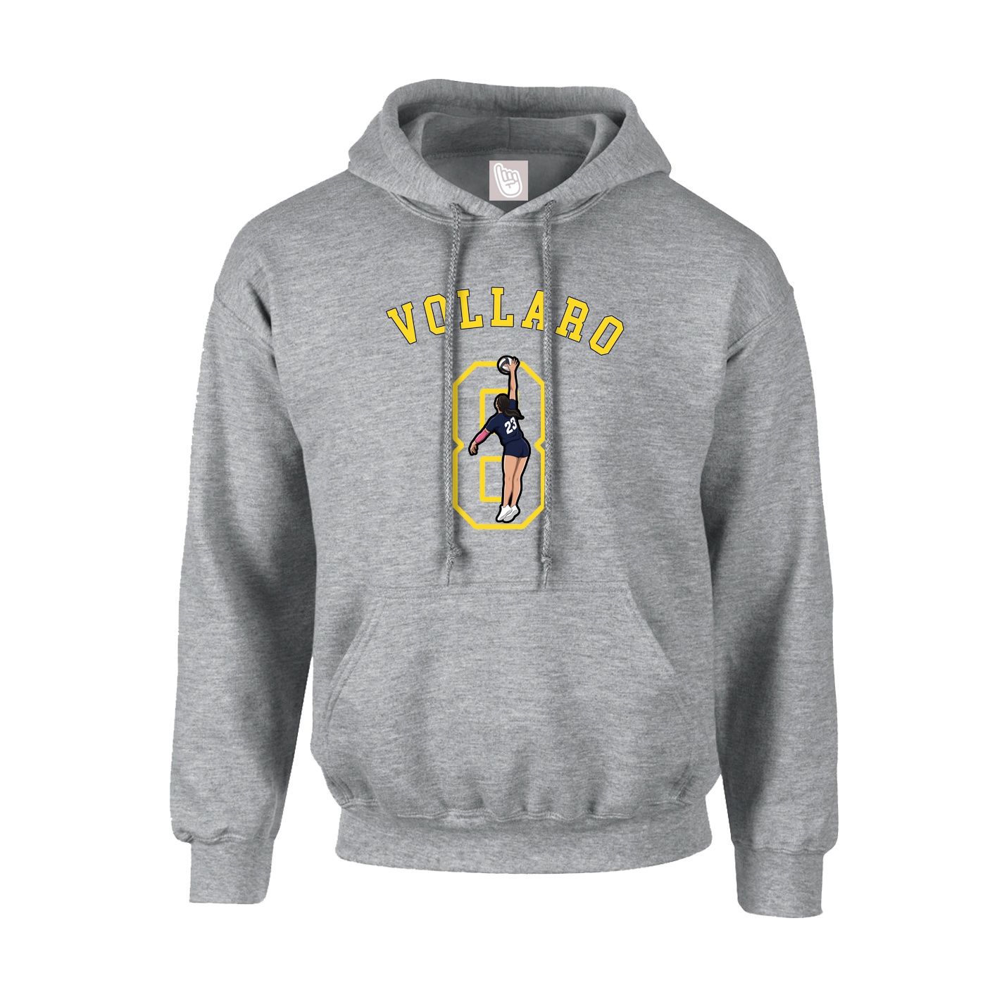 Youth Hoodie — Shirsey Arch in Grey