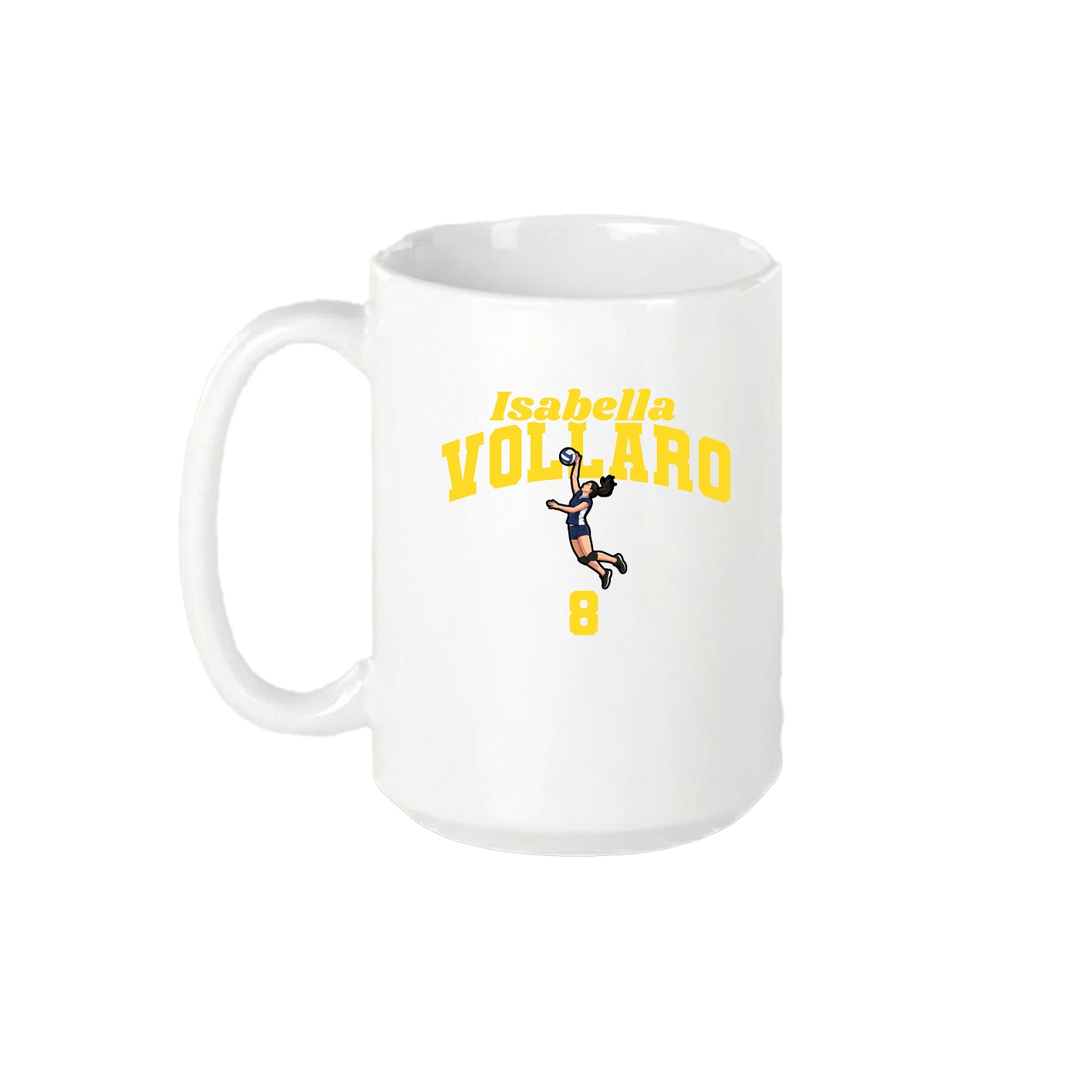 15oz Coffee Mug — Signature Arch in White