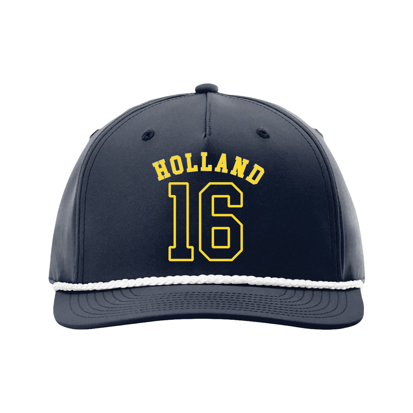 Five-Panel Classic Rope Cap — Shirsey Arch in Navy