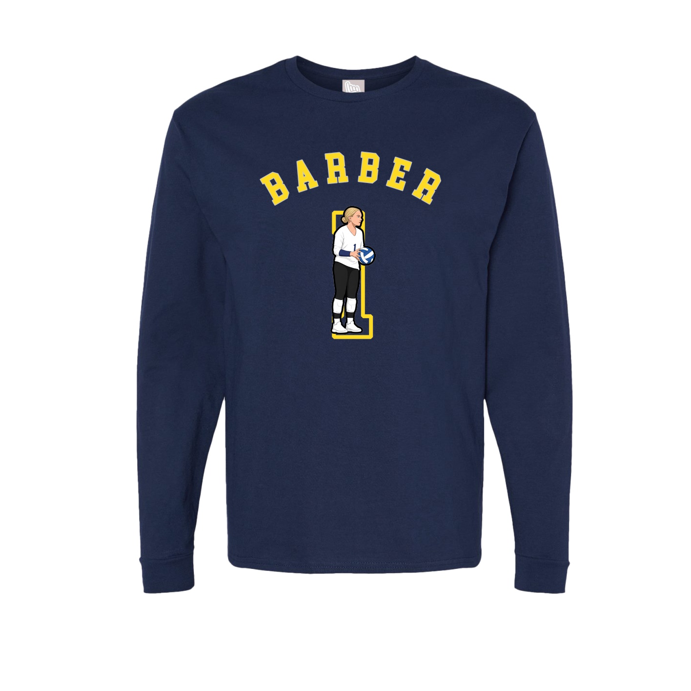 Long Sleeve Tee — Shirsey Arch in Navy