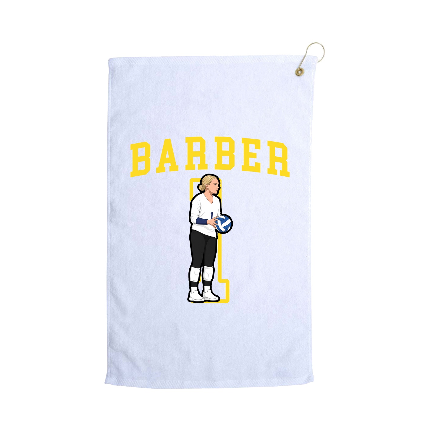 Golf Towel — Shirsey in White