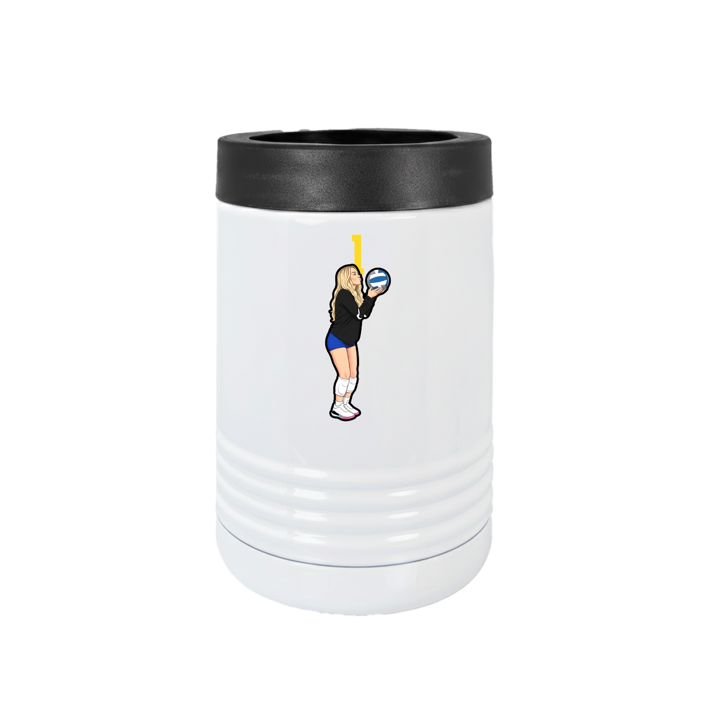 Beverage Holder — Number Top in White