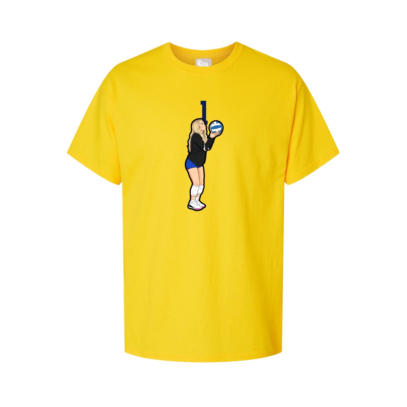 Tee — Number Top in Gold